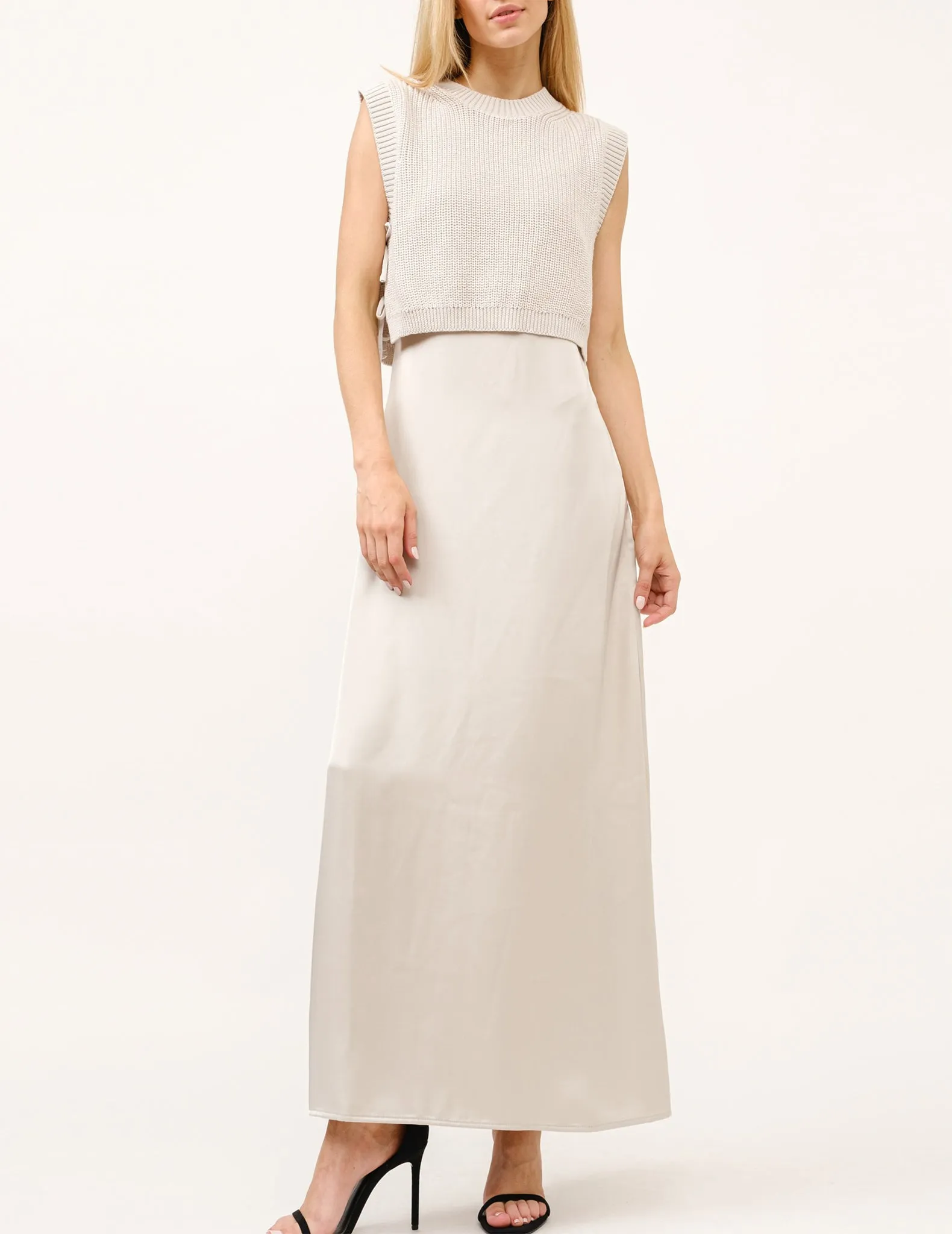 Andie Slip Dress   Sweater Set