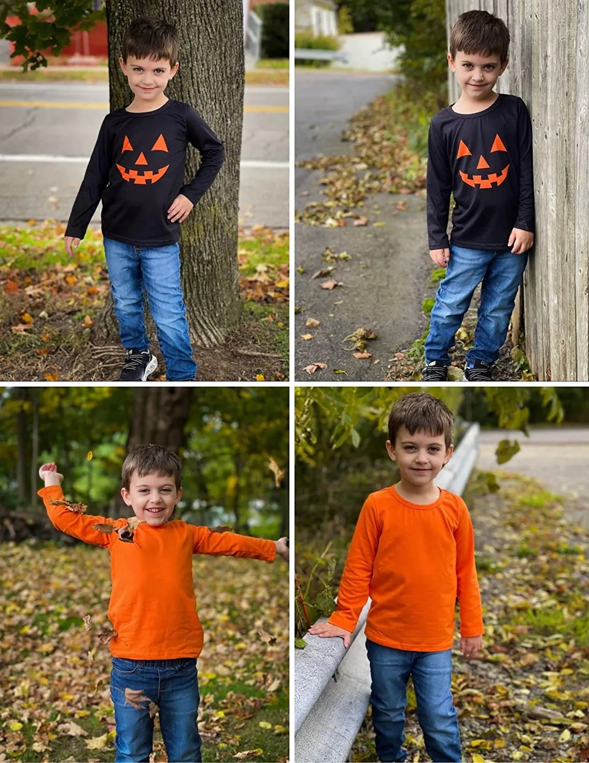 Arshiner Kids 2 Pack Long Sleeve Tees Girls Basic Tees