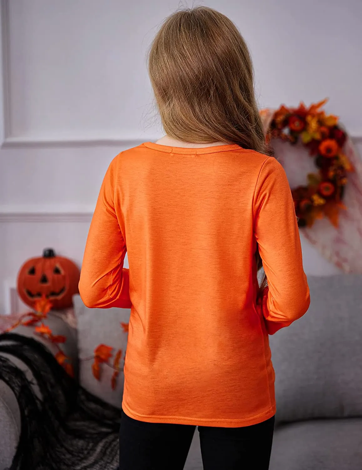 Arshiner Kids 2 Pack Long Sleeve Tees Girls Basic Tees