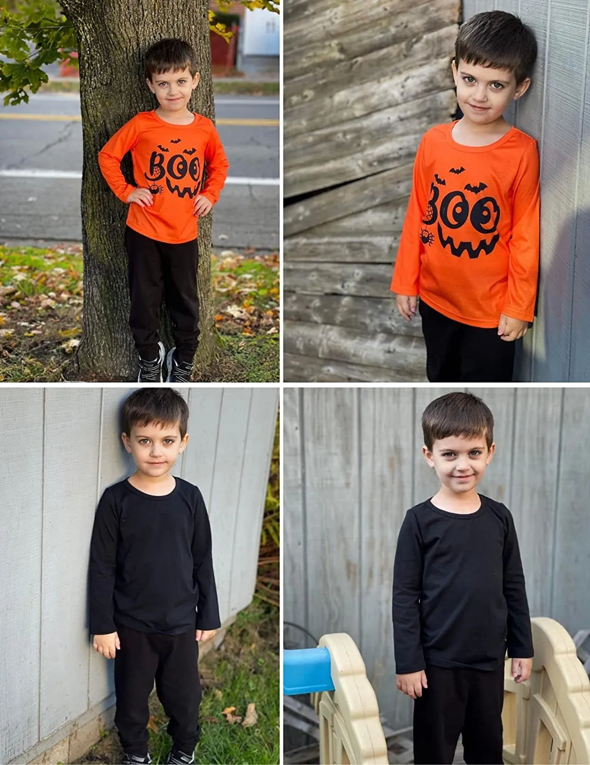 Arshiner Kids 2 Pack Long Sleeve Tees Girls Basic Tees