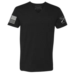 Basic V-Neck - Black - Men's