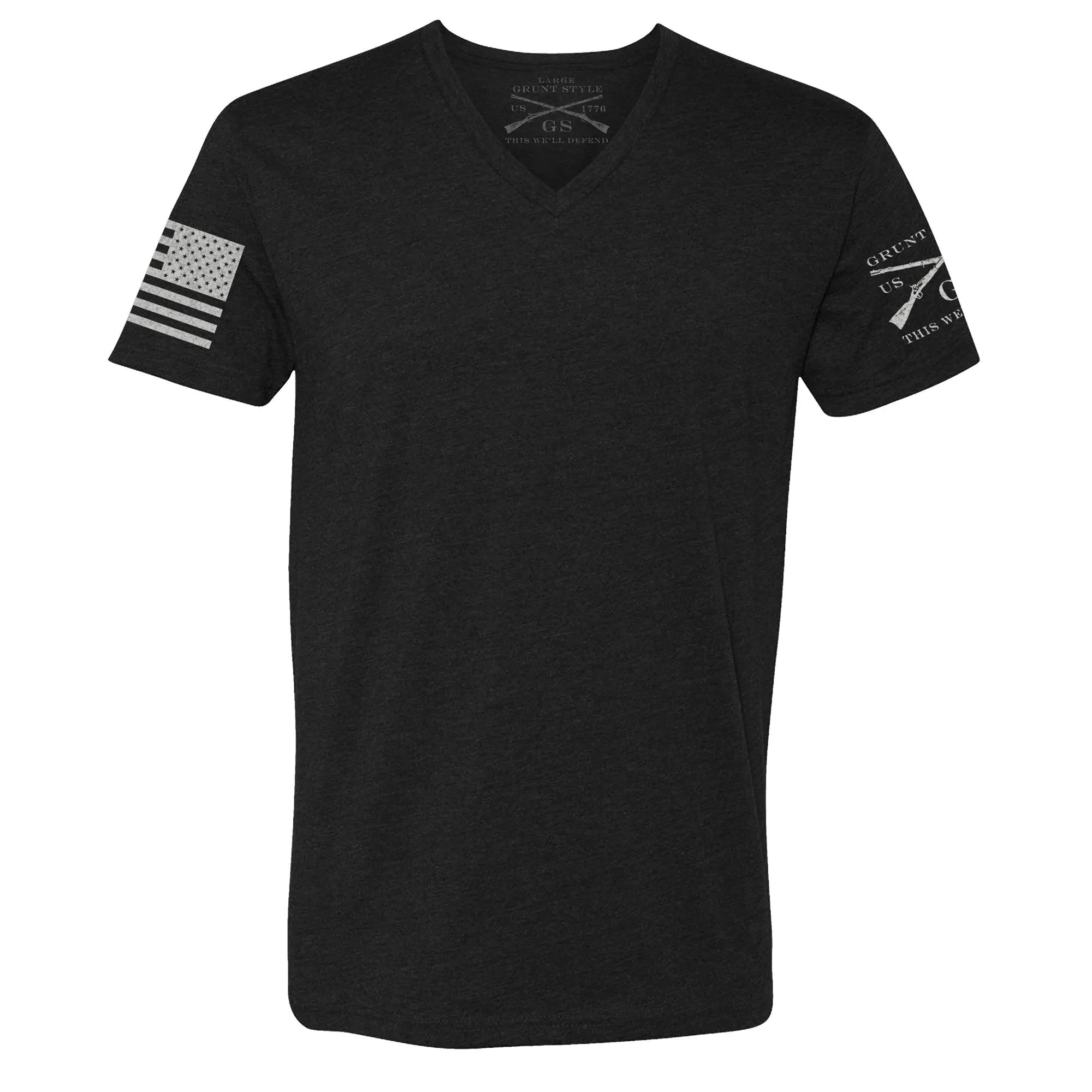 Basic V-Neck - Black - Men's