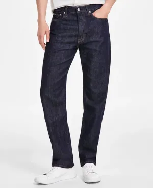Calvin Klein Men's Standard Straight Fit Stretch Jeans Blue Rinse 34 x 30