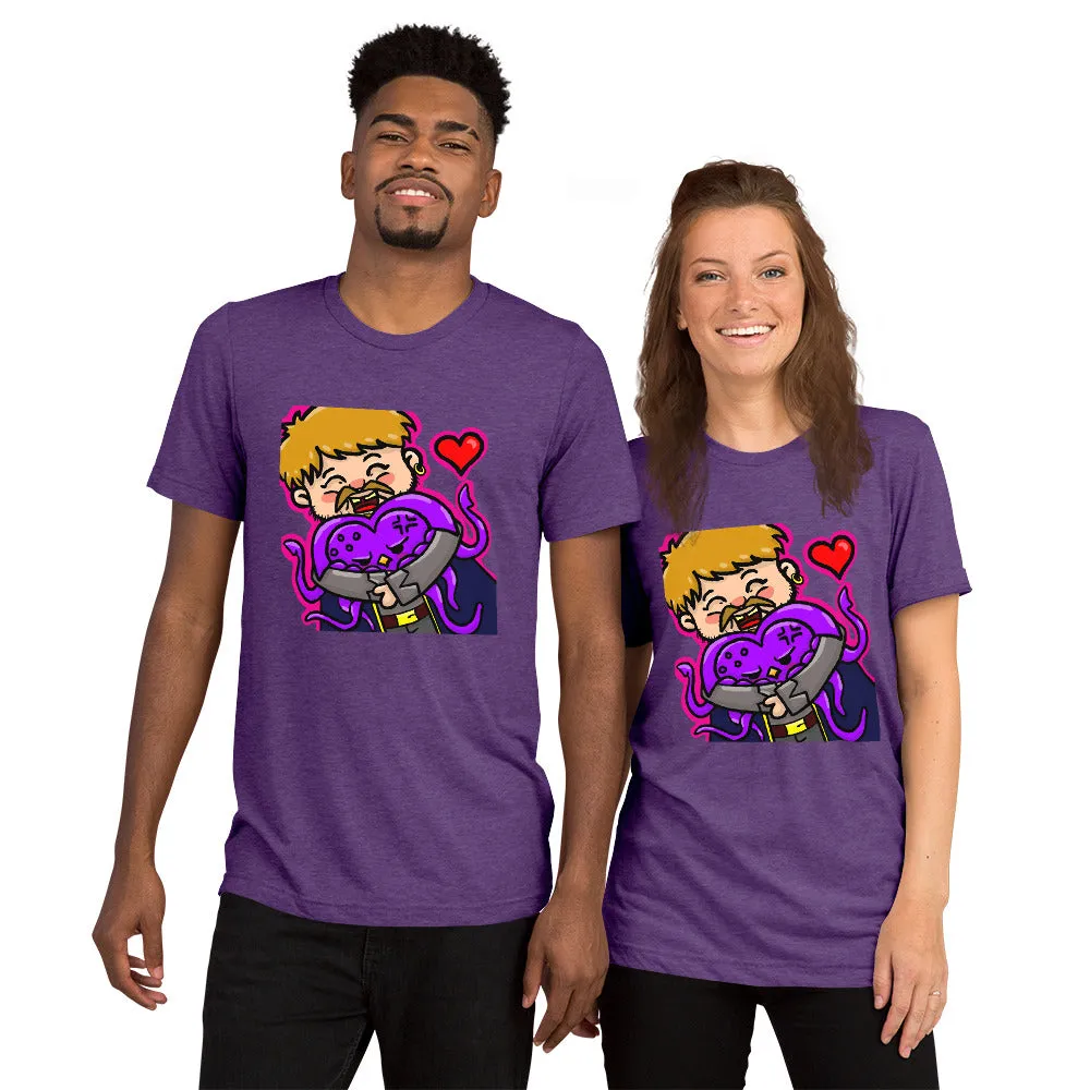 Captain_Fenhu Captain Love Tri-Blend Short sleeve t-shirt