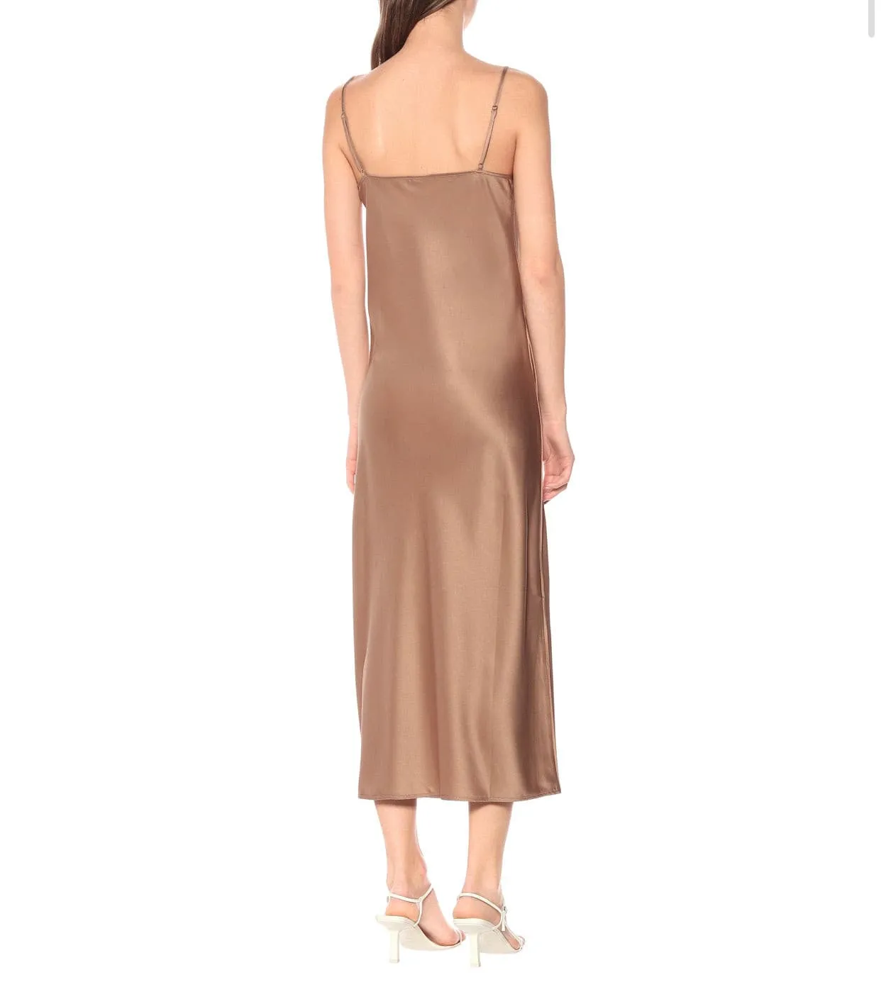 Caramel Satin slip dress