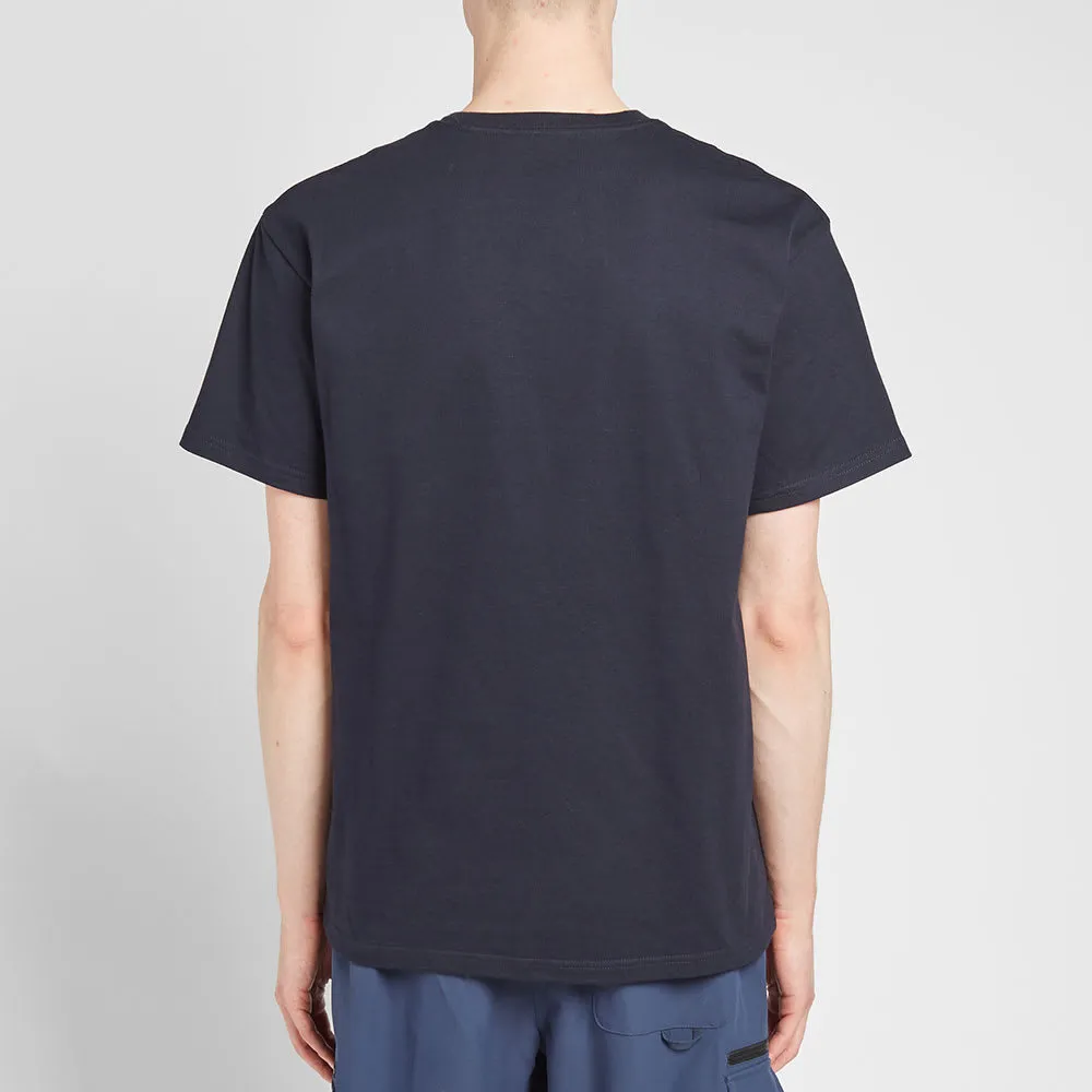 Carhartt WIP Chase Embroidered Tee (Dark Navy & Gold)(Regular Size)