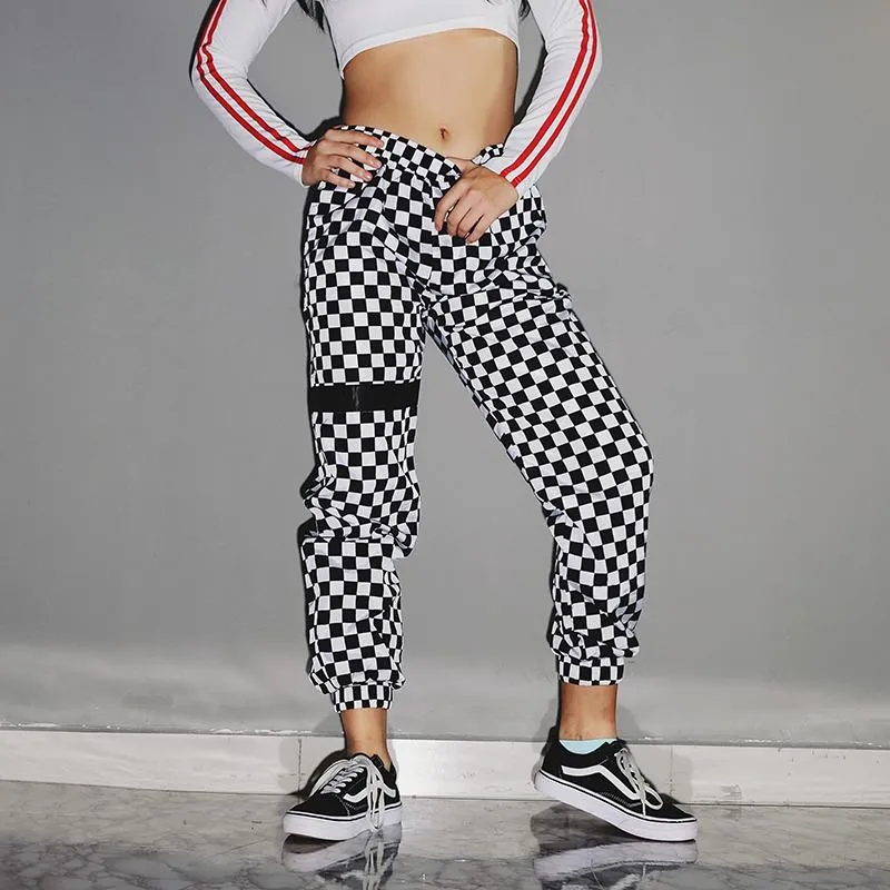 Check Loose Trousers