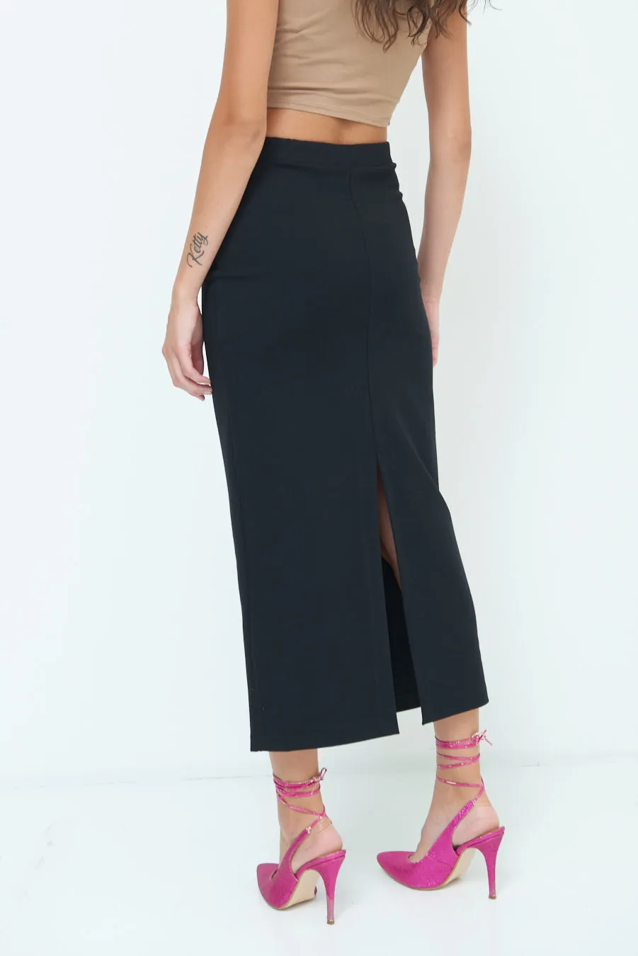 Elegant midi pencil skirt wholesale