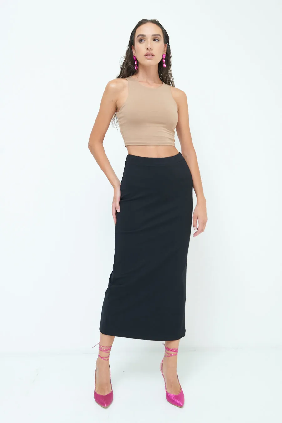 Elegant midi pencil skirt wholesale