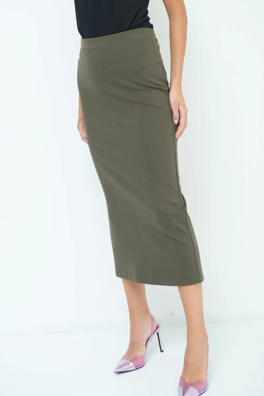 Elegant midi pencil skirt wholesale