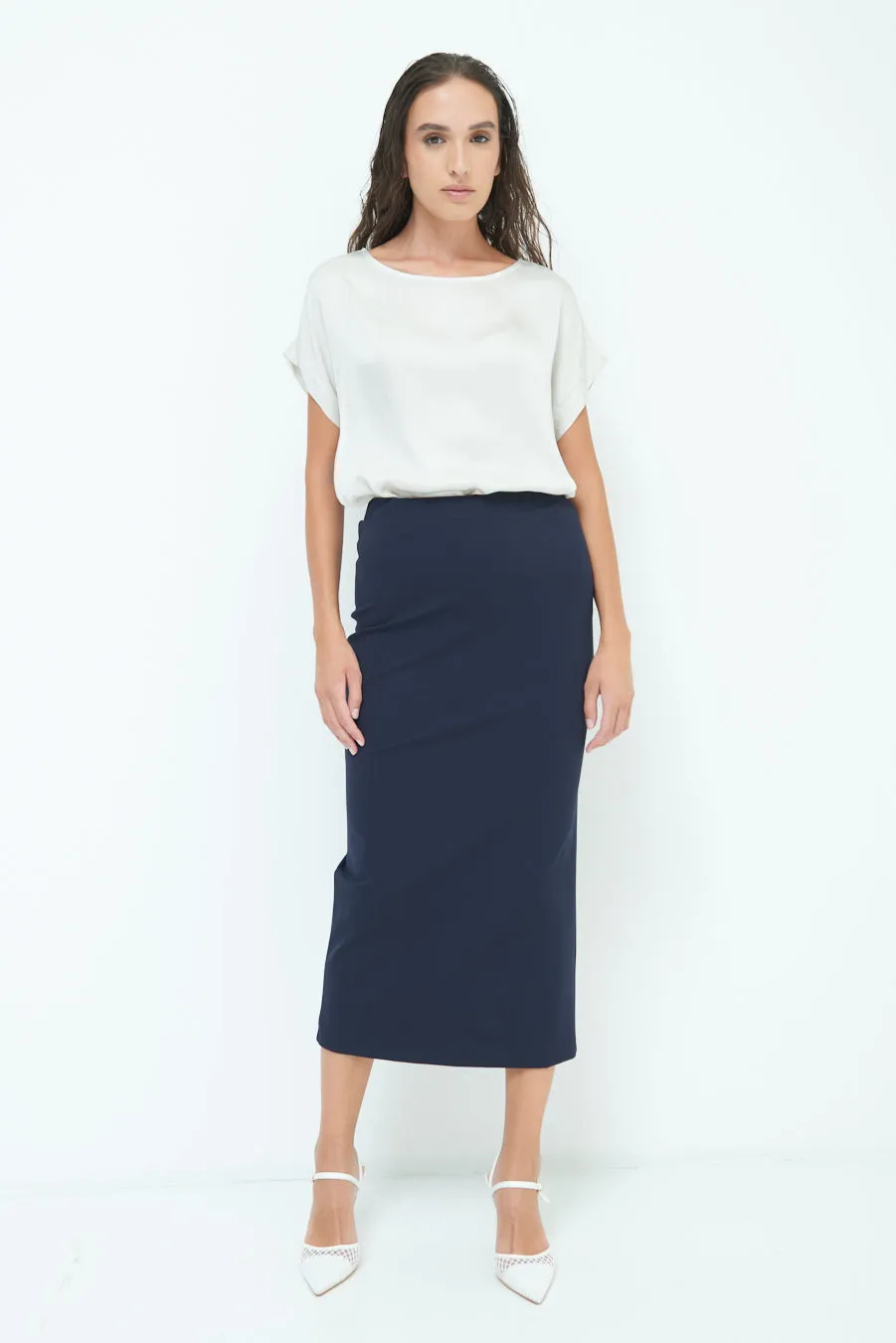 Elegant midi pencil skirt wholesale