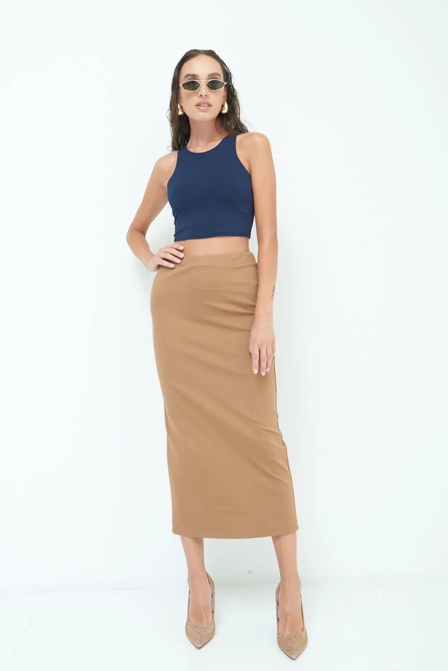 Elegant midi pencil skirt wholesale