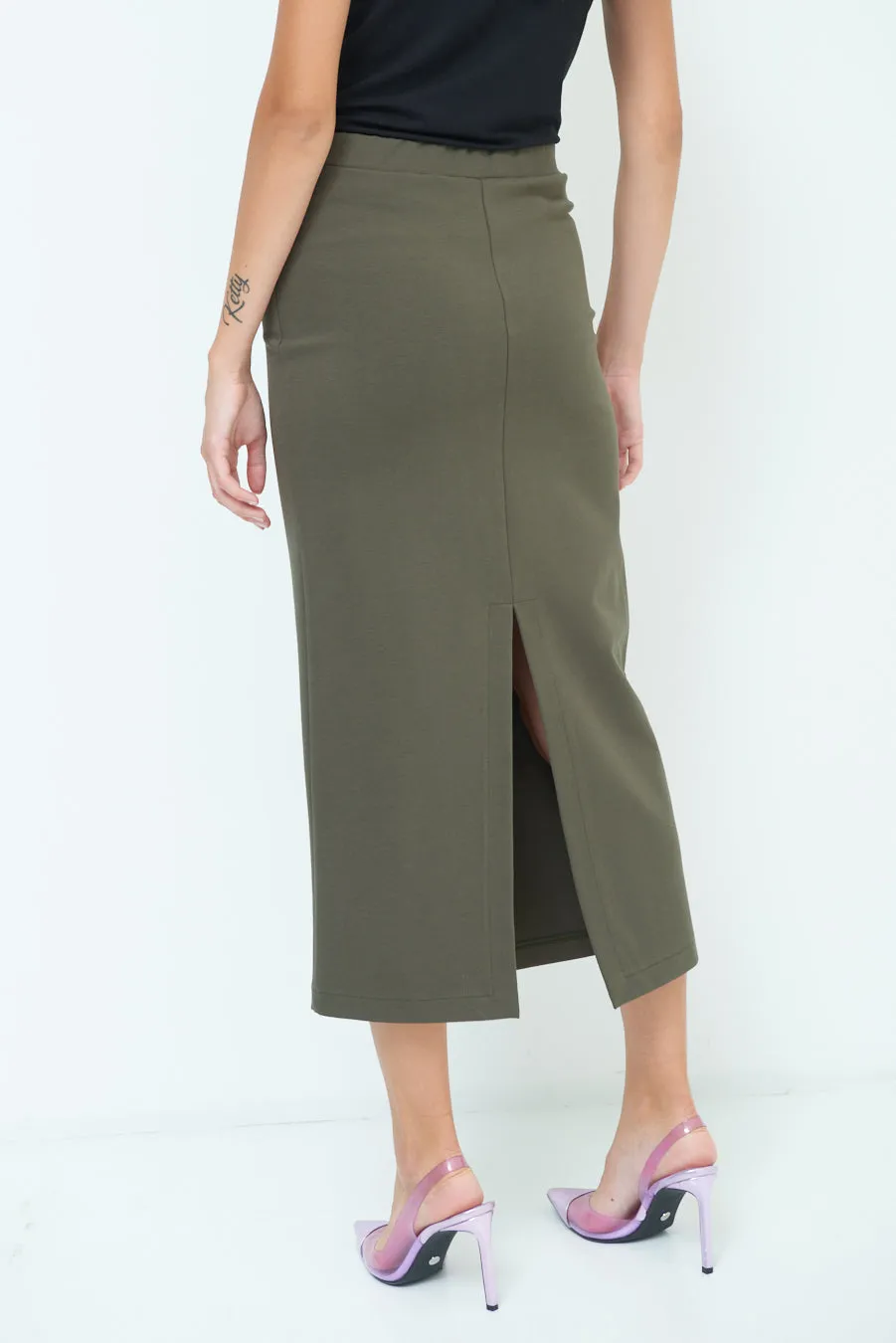 Elegant midi pencil skirt wholesale
