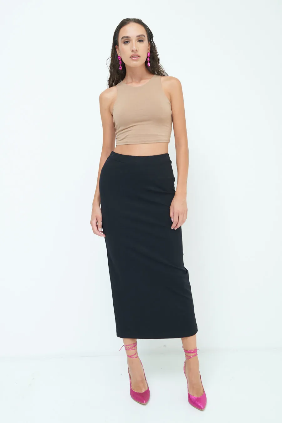 Elegant midi pencil skirt wholesale
