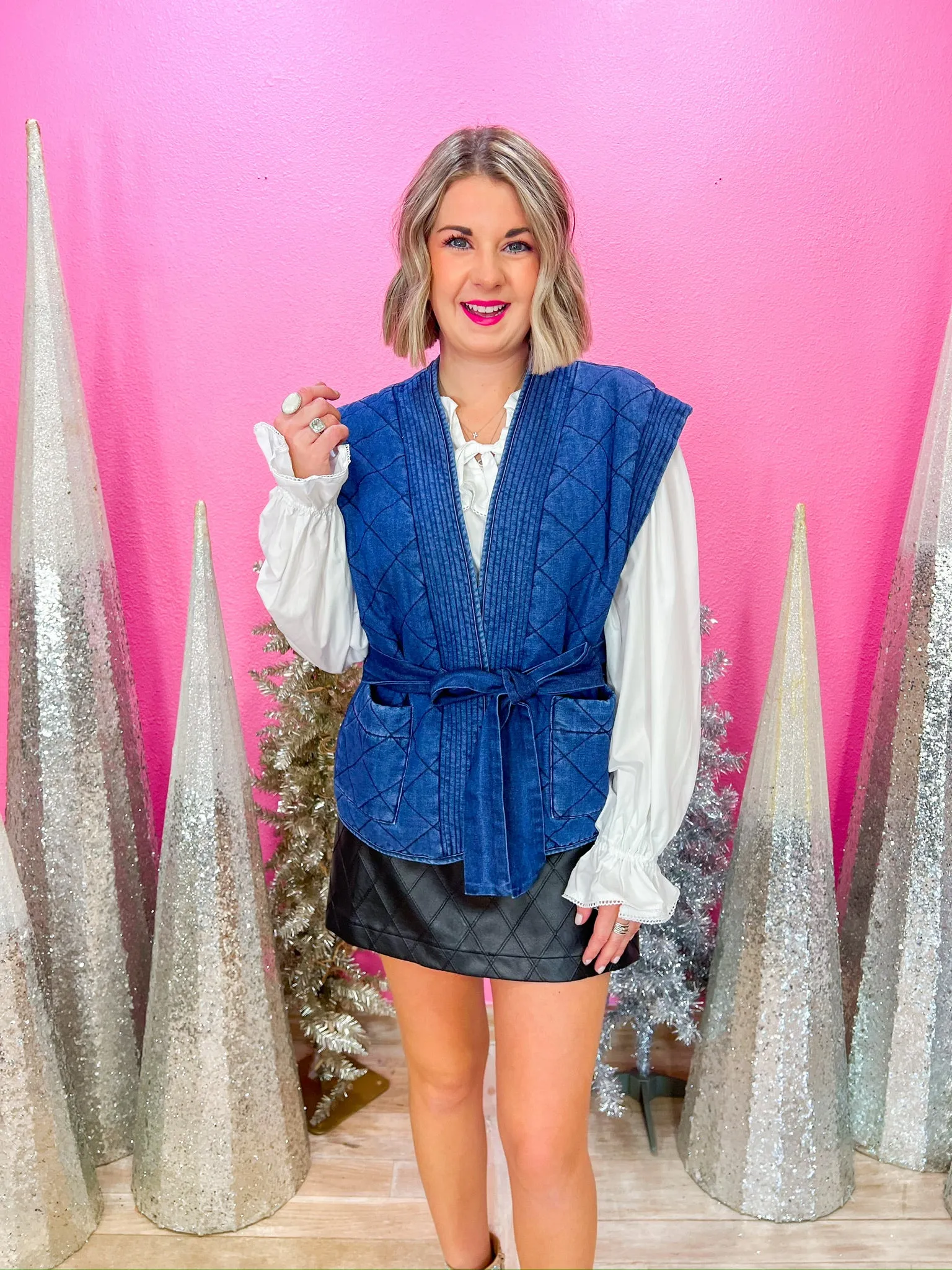 Emilia Vest - Denim