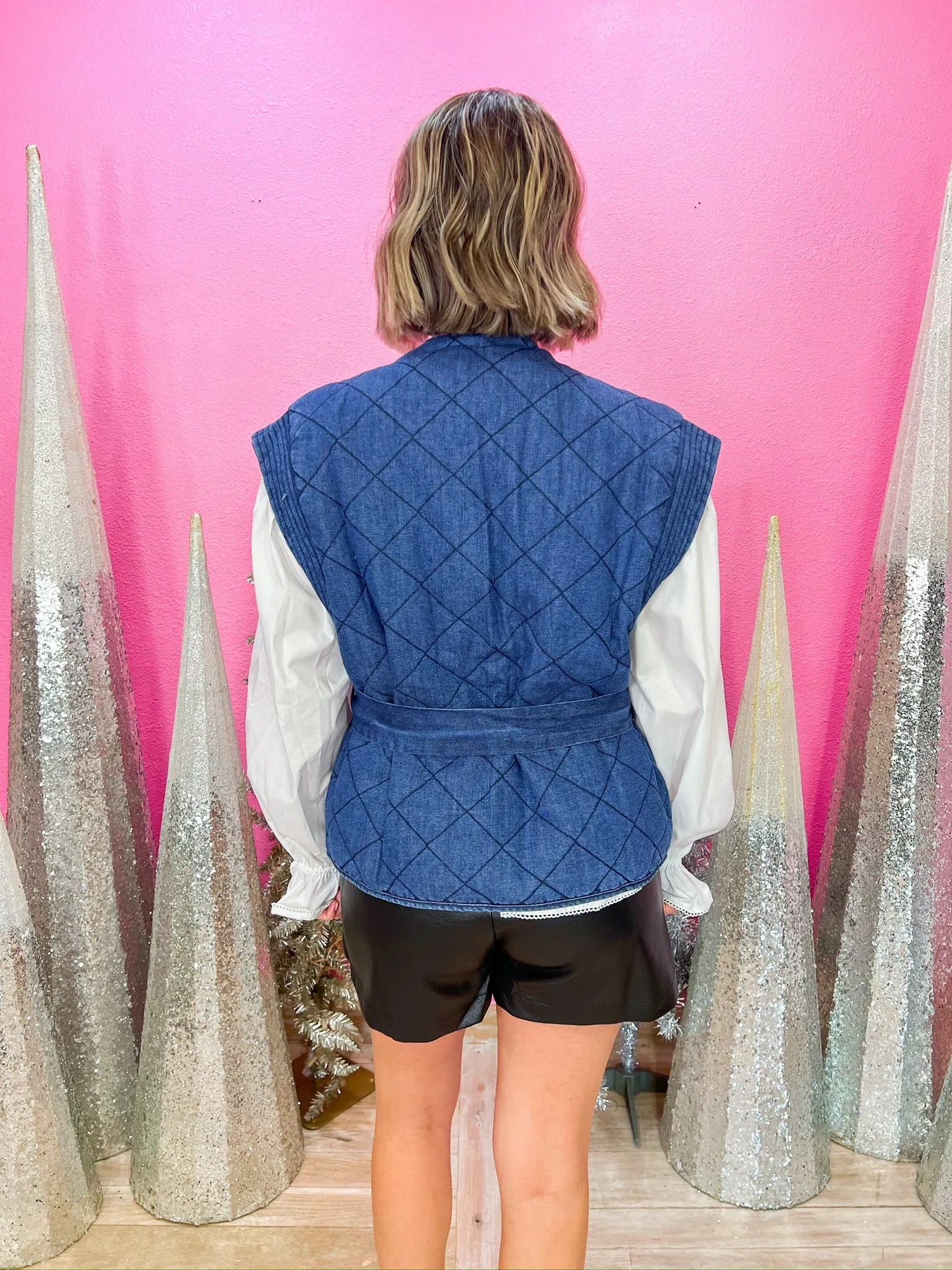 Emilia Vest - Denim