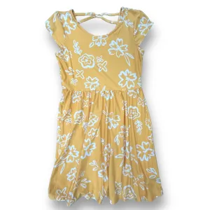 Girls Epic Threads Size 10/12 M Yellow Floral Comfy Dress