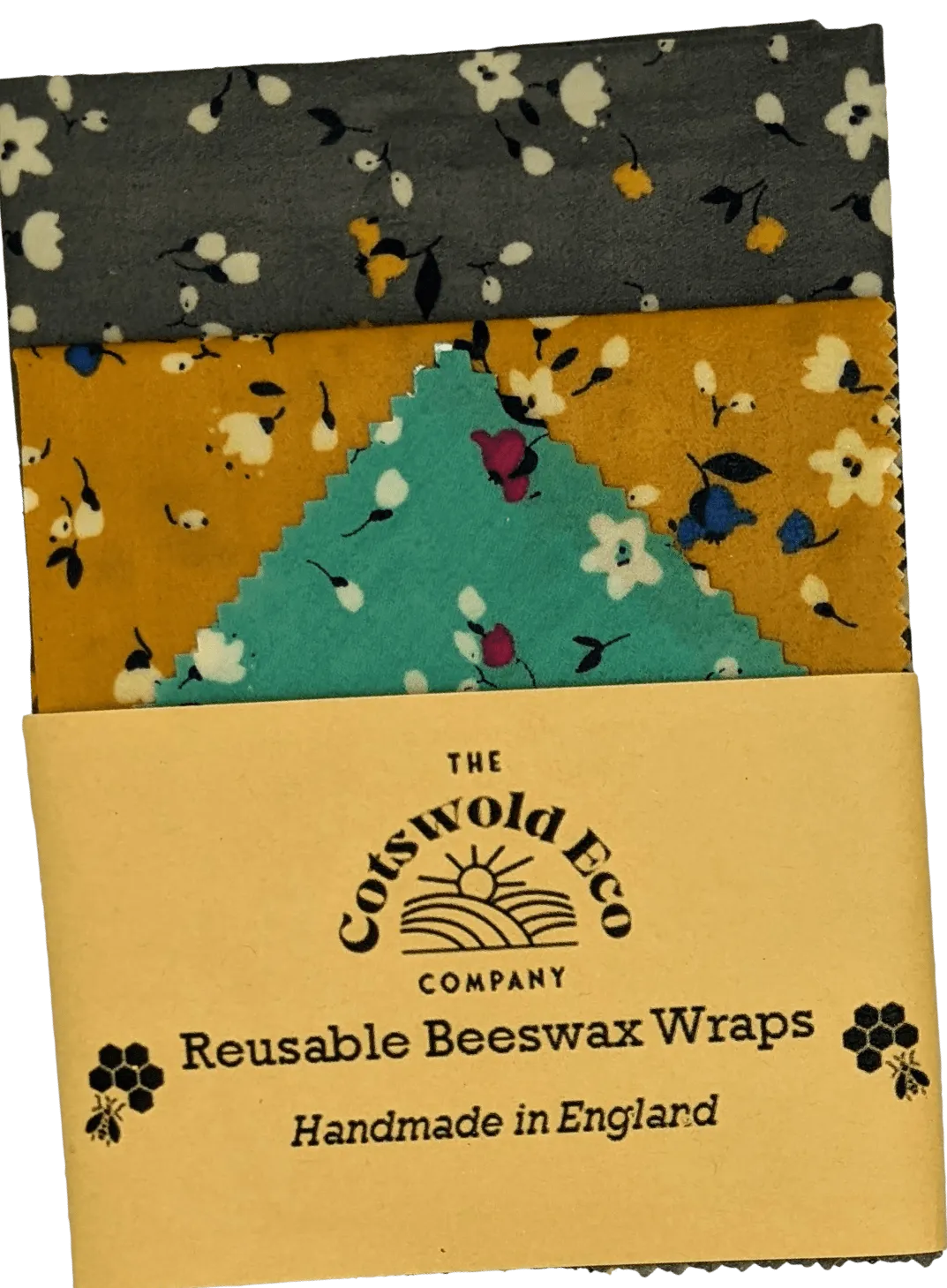 Handmade Beeswax Wraps - Set of 3