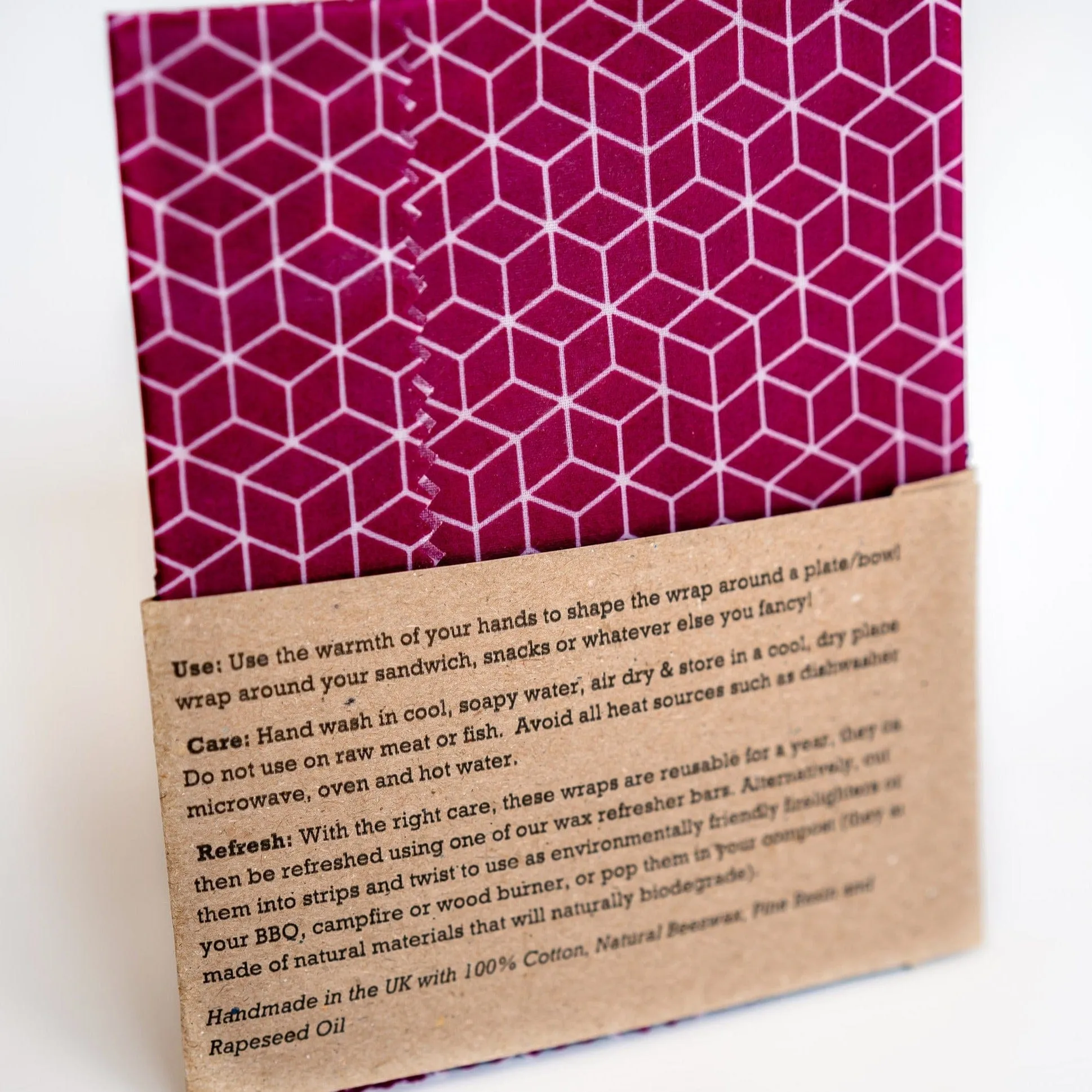 Handmade Beeswax Wraps - Set of 3