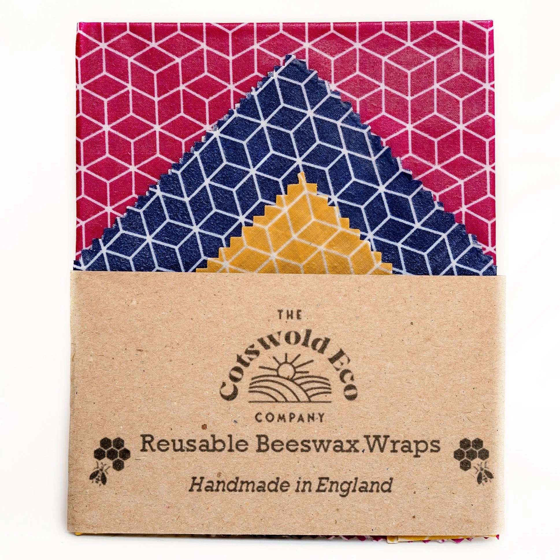 Handmade Beeswax Wraps - Set of 3