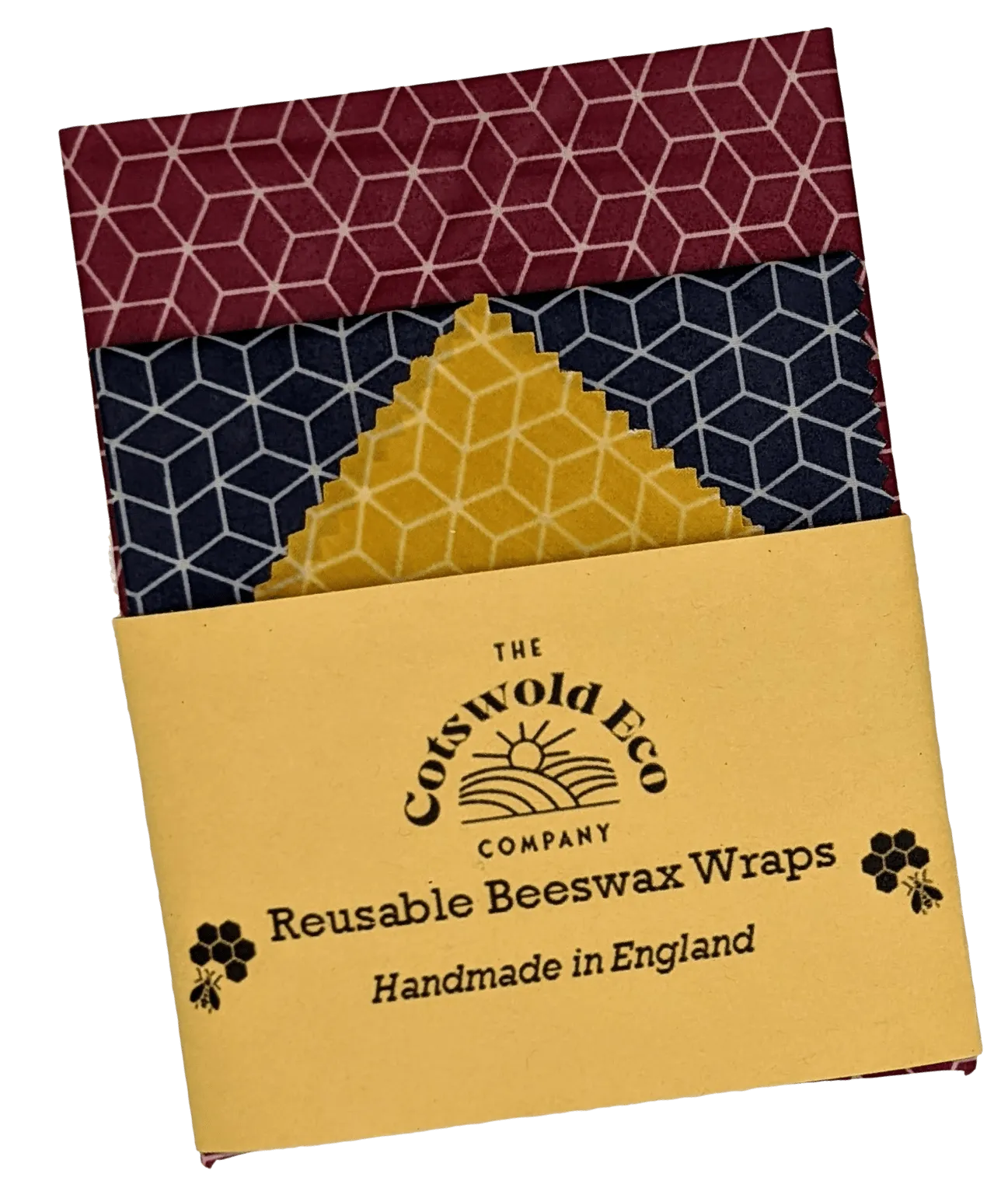 Handmade Beeswax Wraps - Set of 3