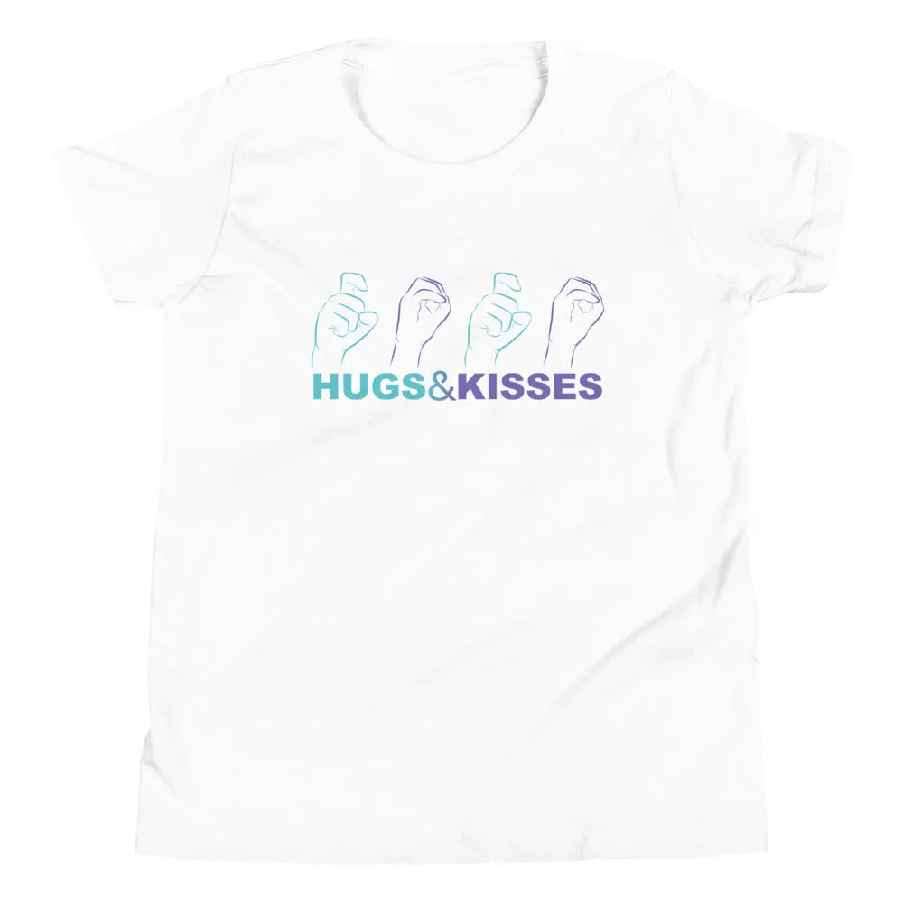 HUGS & KISSES Youth Short Sleeve (Black & White) Tees