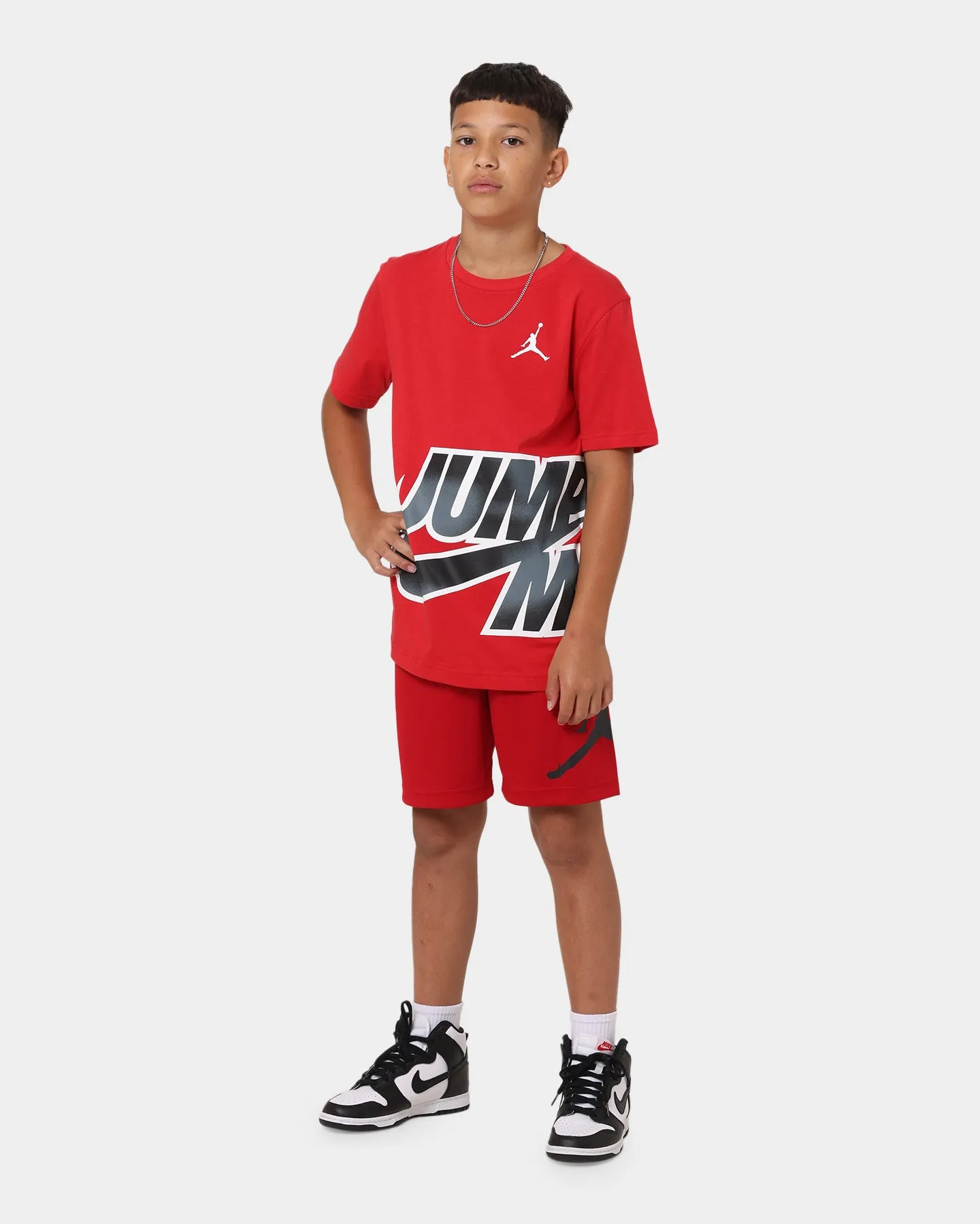 Jordan Kids' Jumpman Wrap Graphic T-Shirt Fire Red