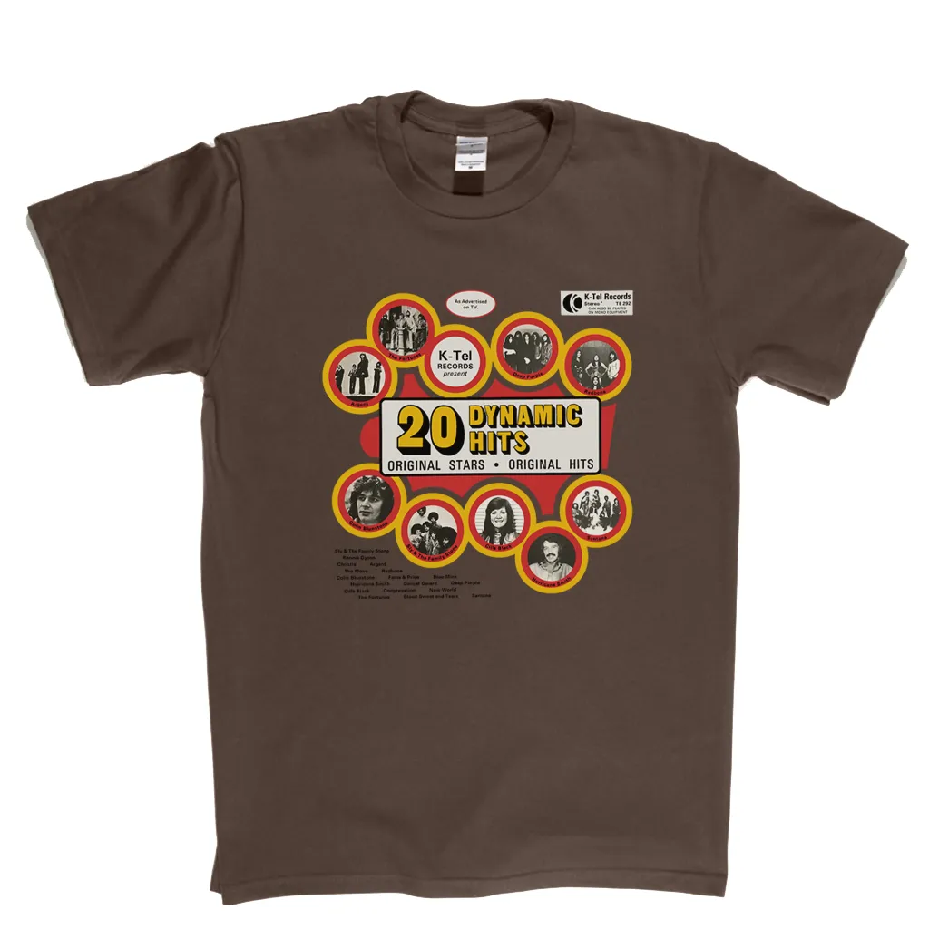 K Tel 20 Dynamic Hits T-Shirt