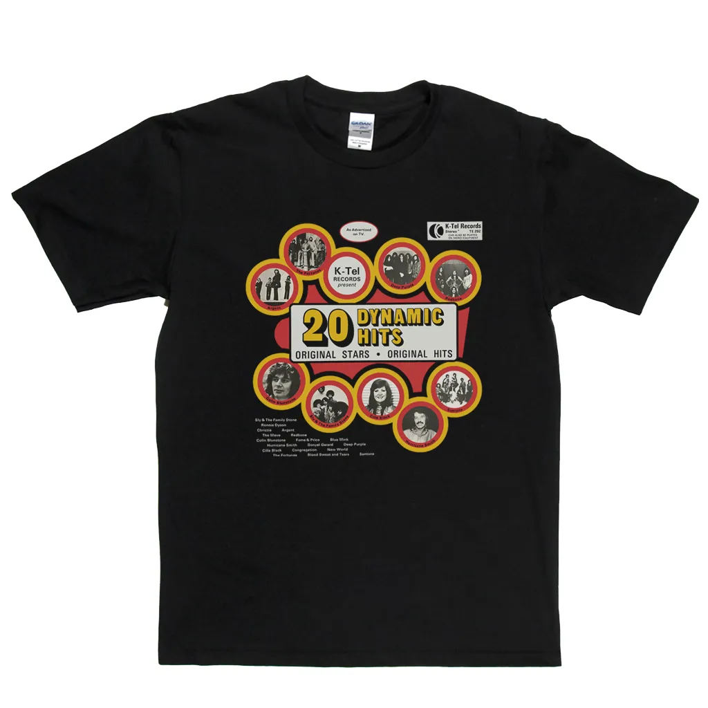 K Tel 20 Dynamic Hits T-Shirt