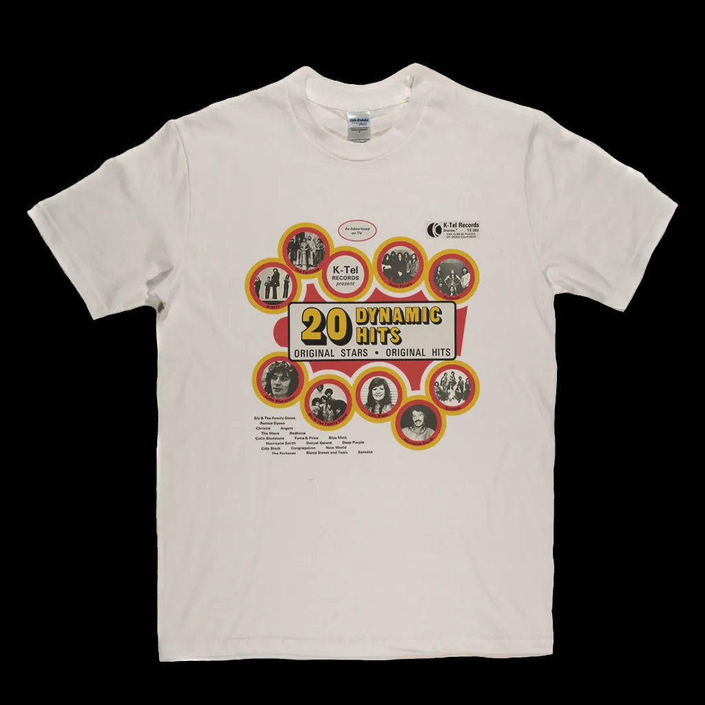K Tel 20 Dynamic Hits T-Shirt