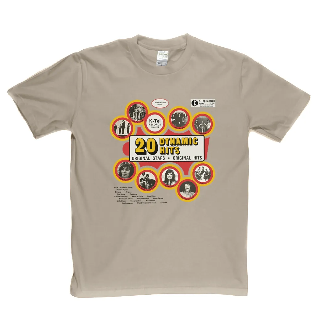 K Tel 20 Dynamic Hits T-Shirt