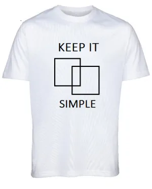 Keep it Simple by Lere's White T-Shirt