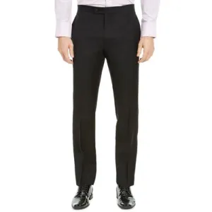 Lauren Ralph Lauren Mens Classic fit Tuxedo Dress Pants 40 / 30 Black Solid