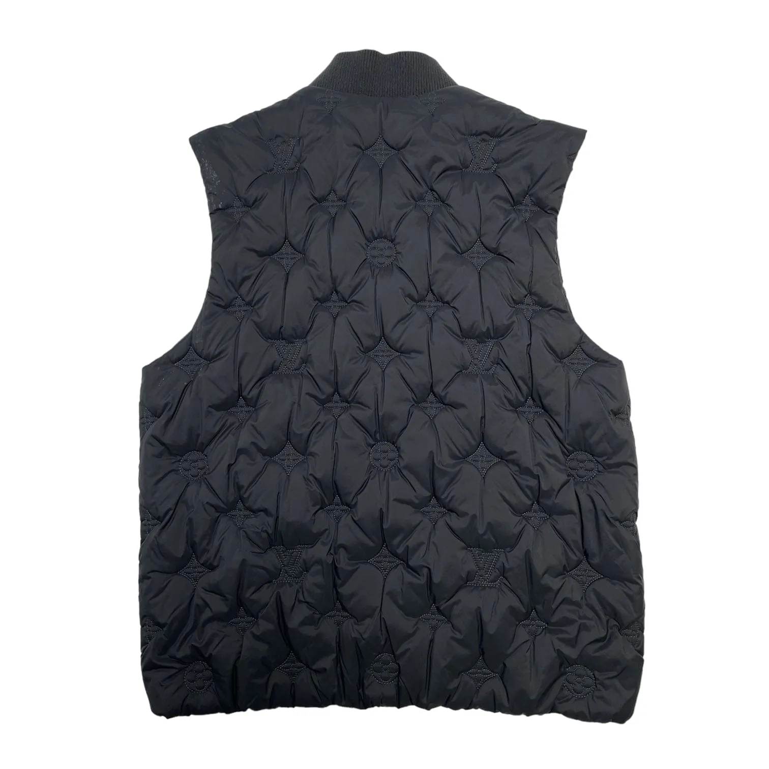 Louis Vuitton Monogram Quilted Vest Grey