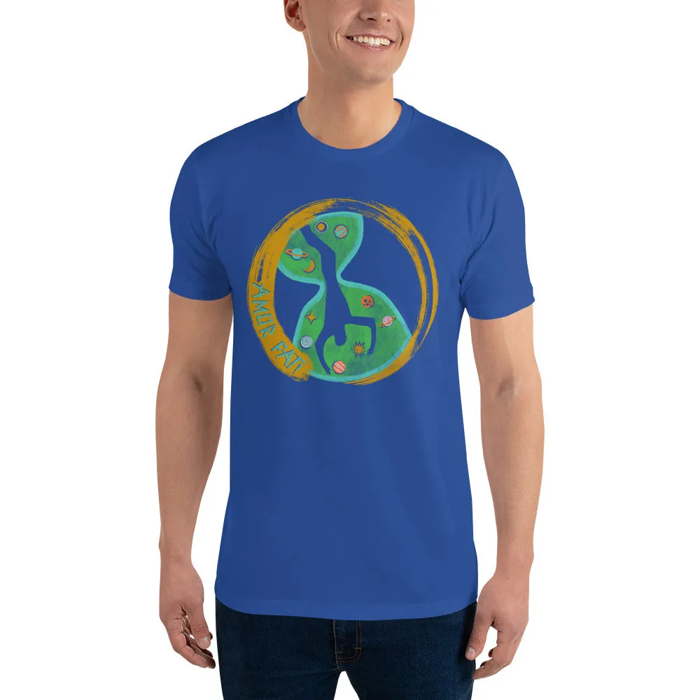 Men's Short Sleeve T-Shirt - Amor Fati Digital Print by Los Gusanos | Classic Graphic Tee