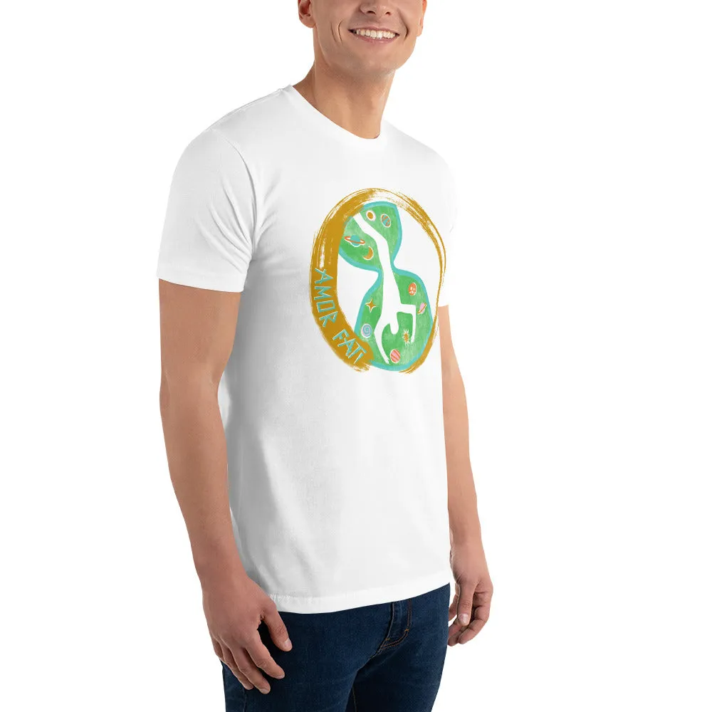 Men's Short Sleeve T-Shirt - Amor Fati Digital Print by Los Gusanos | Classic Graphic Tee