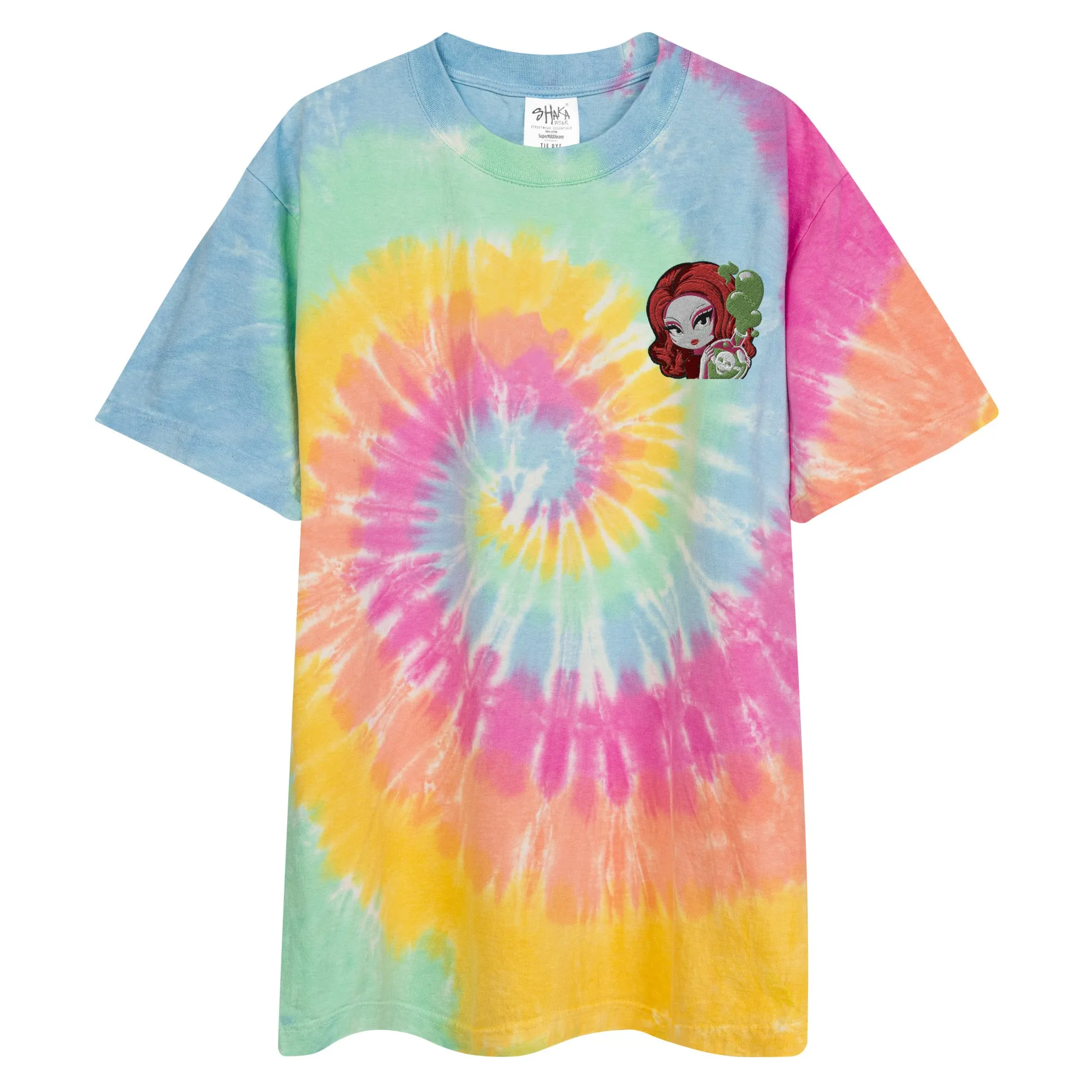 Mizz Ladasha ToxicFull Oversized tie-dye t-shirt
