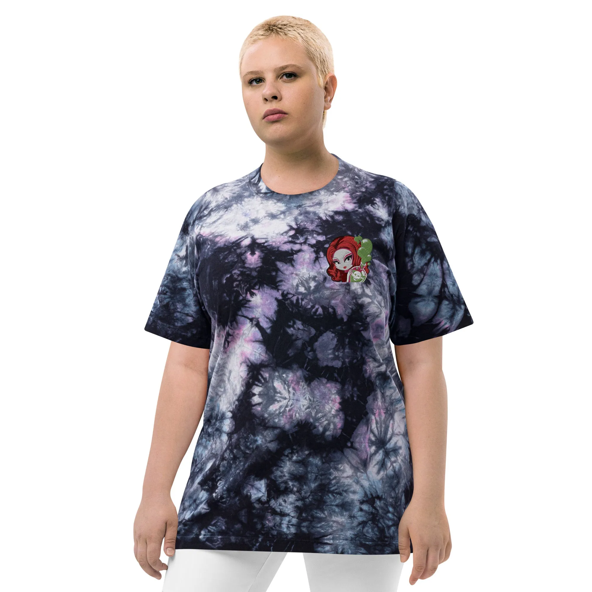 Mizz Ladasha ToxicFull Oversized tie-dye t-shirt