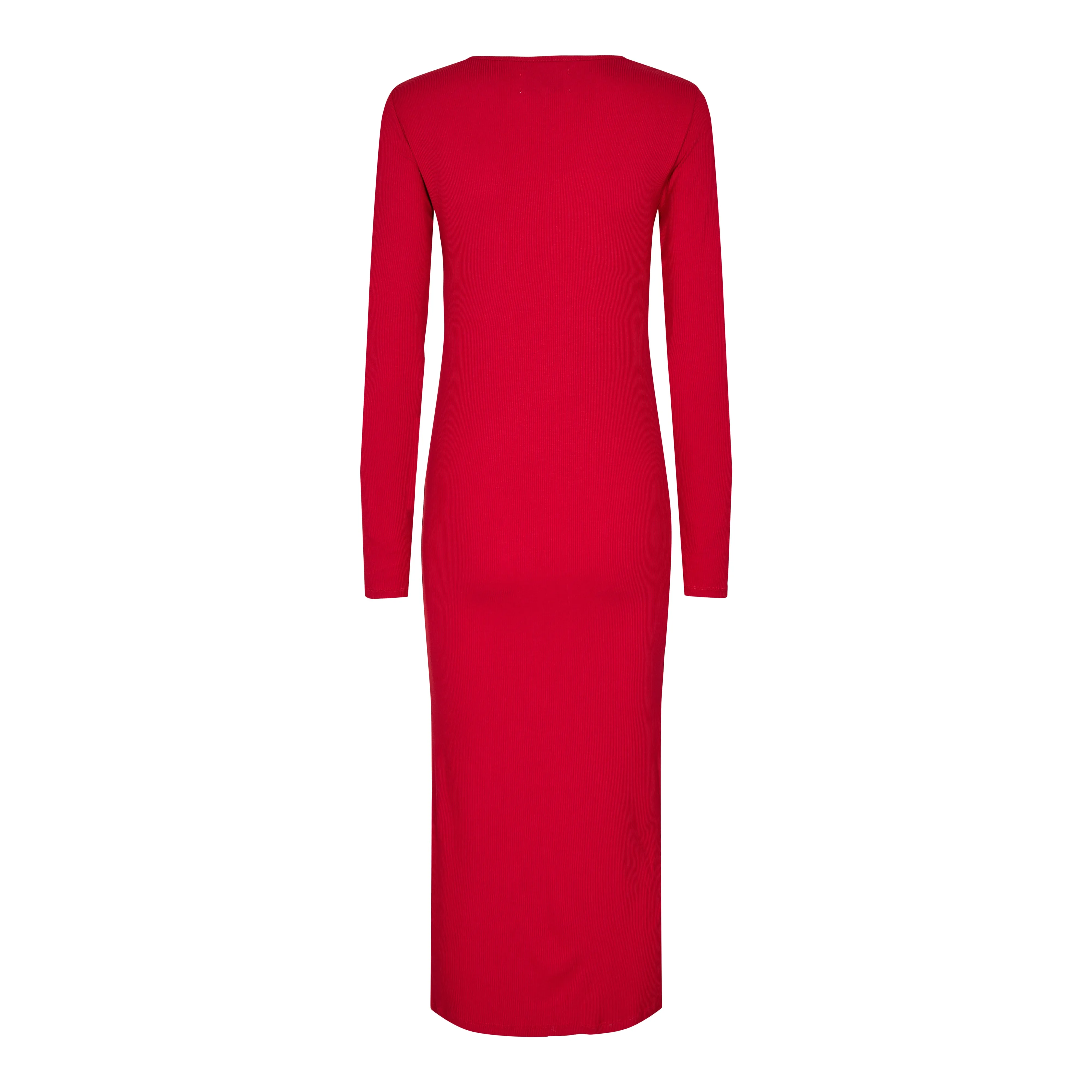 NATALIA-LS-DRESS - RED