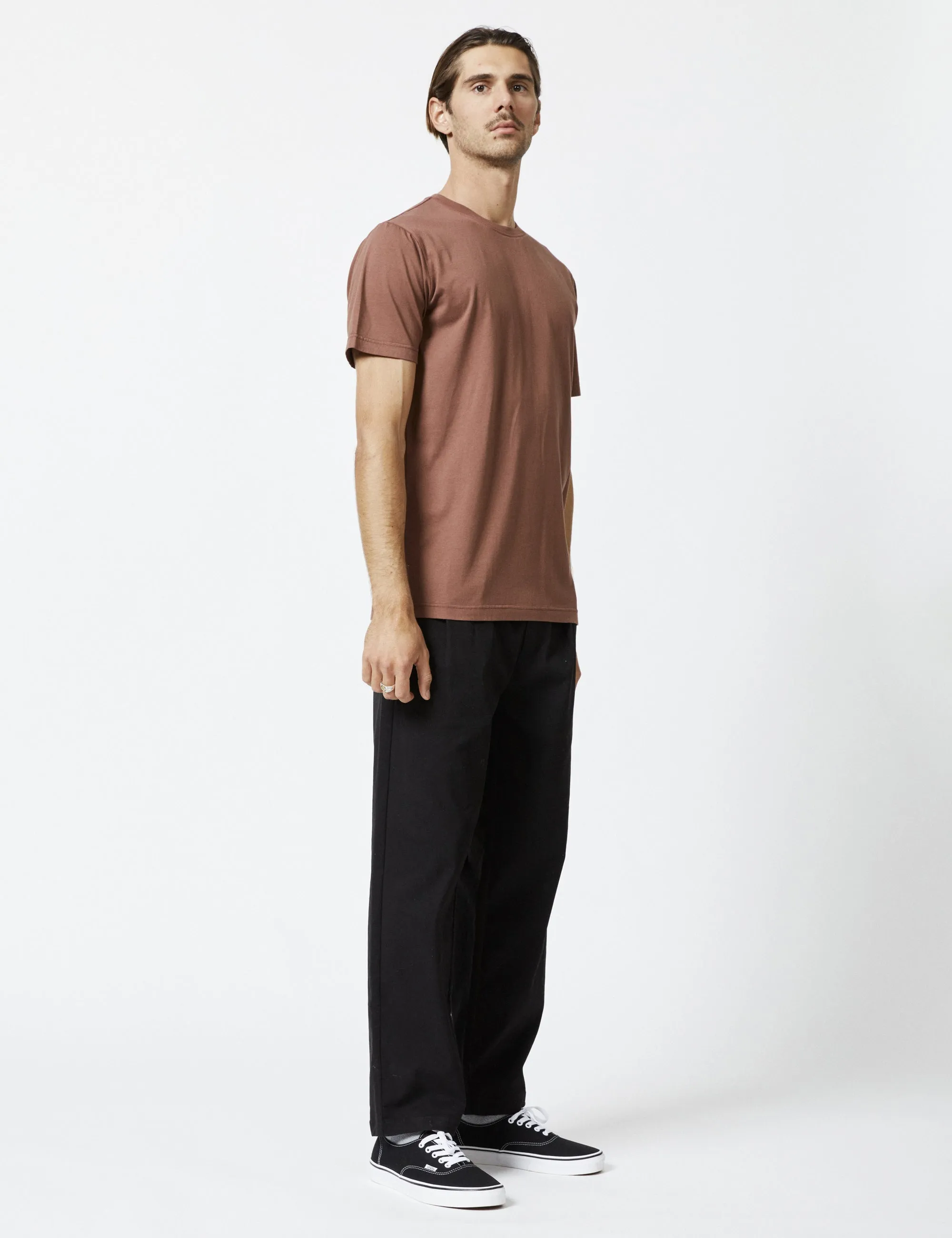 Reginald Organic Tee - Cocoa
