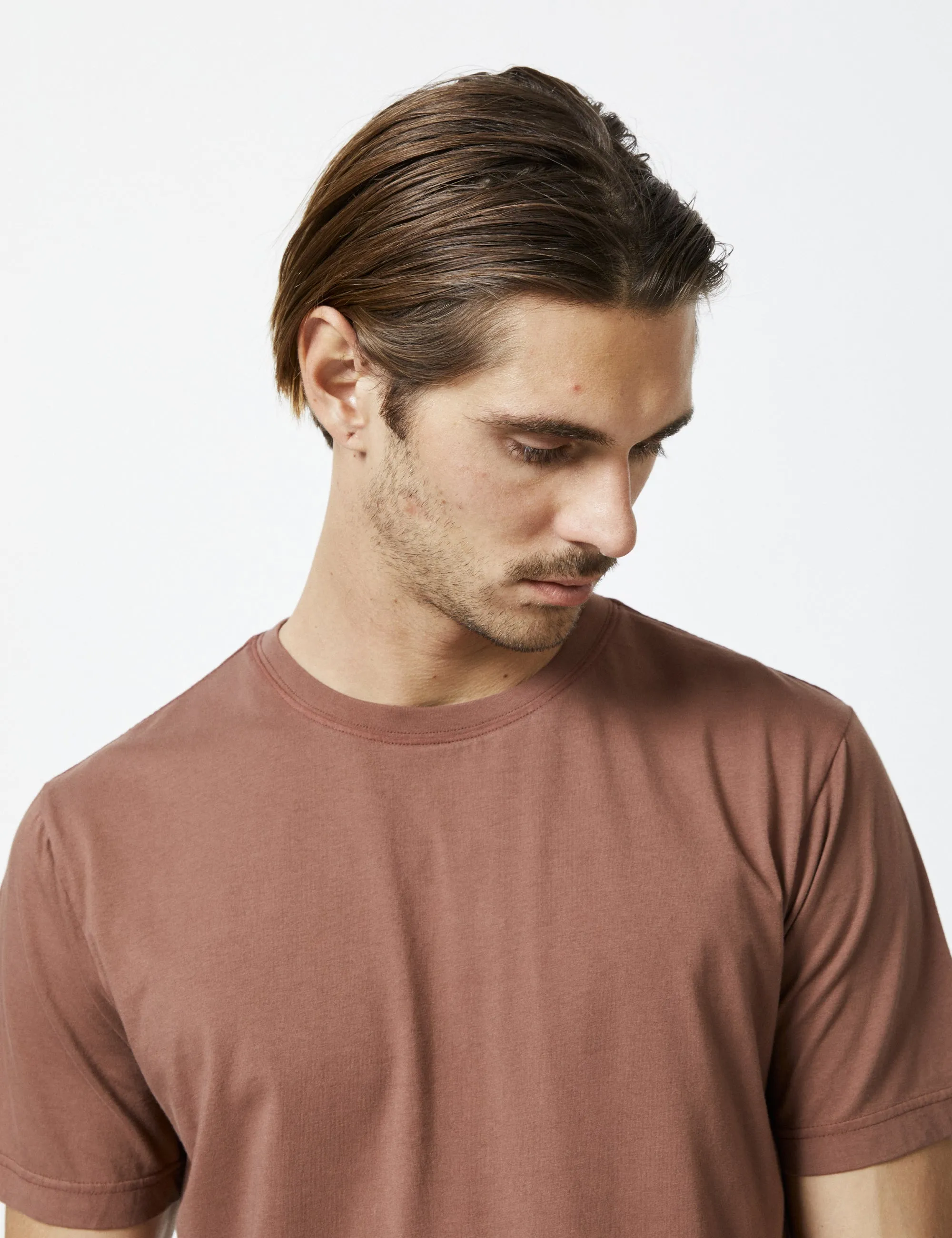 Reginald Organic Tee - Cocoa