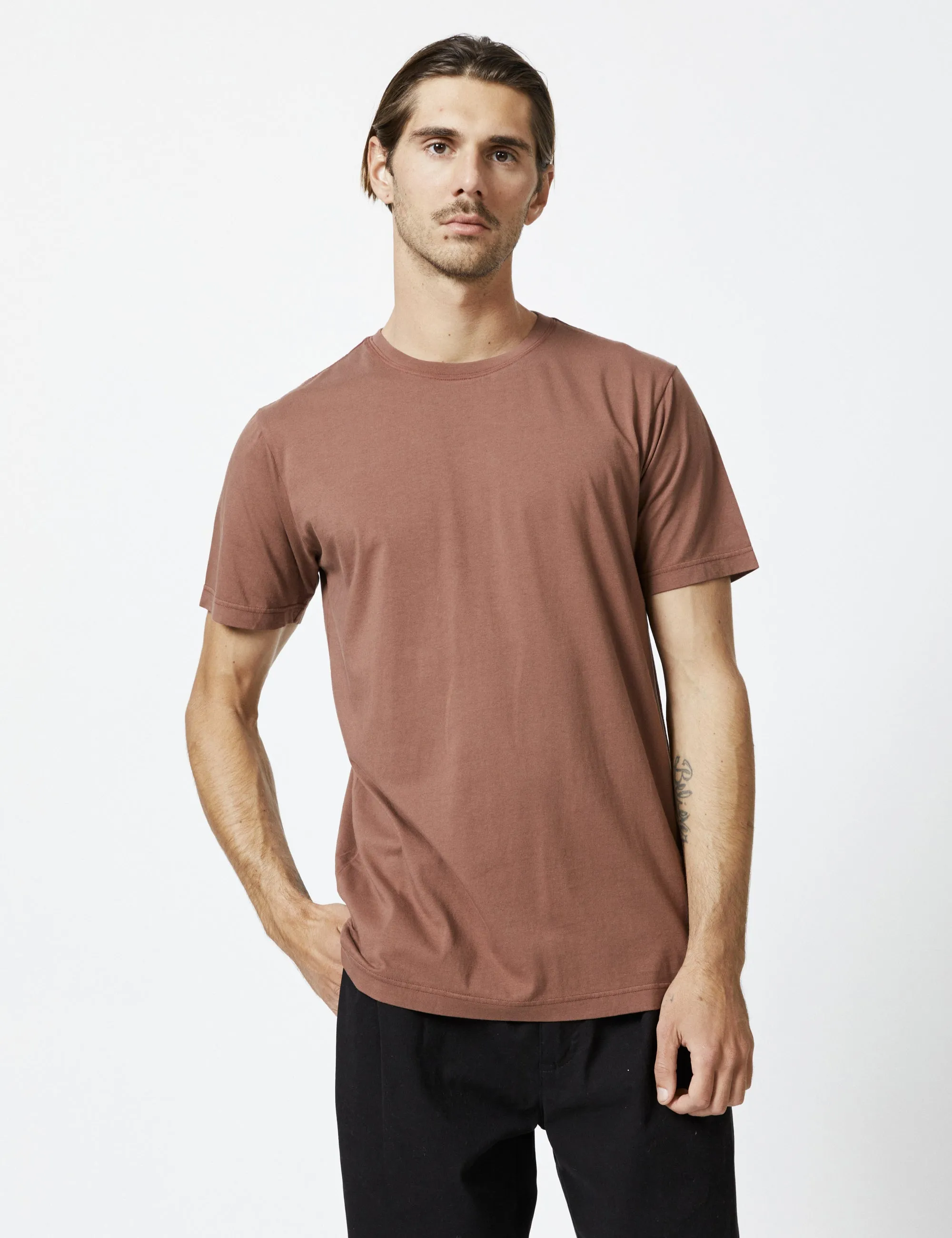 Reginald Organic Tee - Cocoa