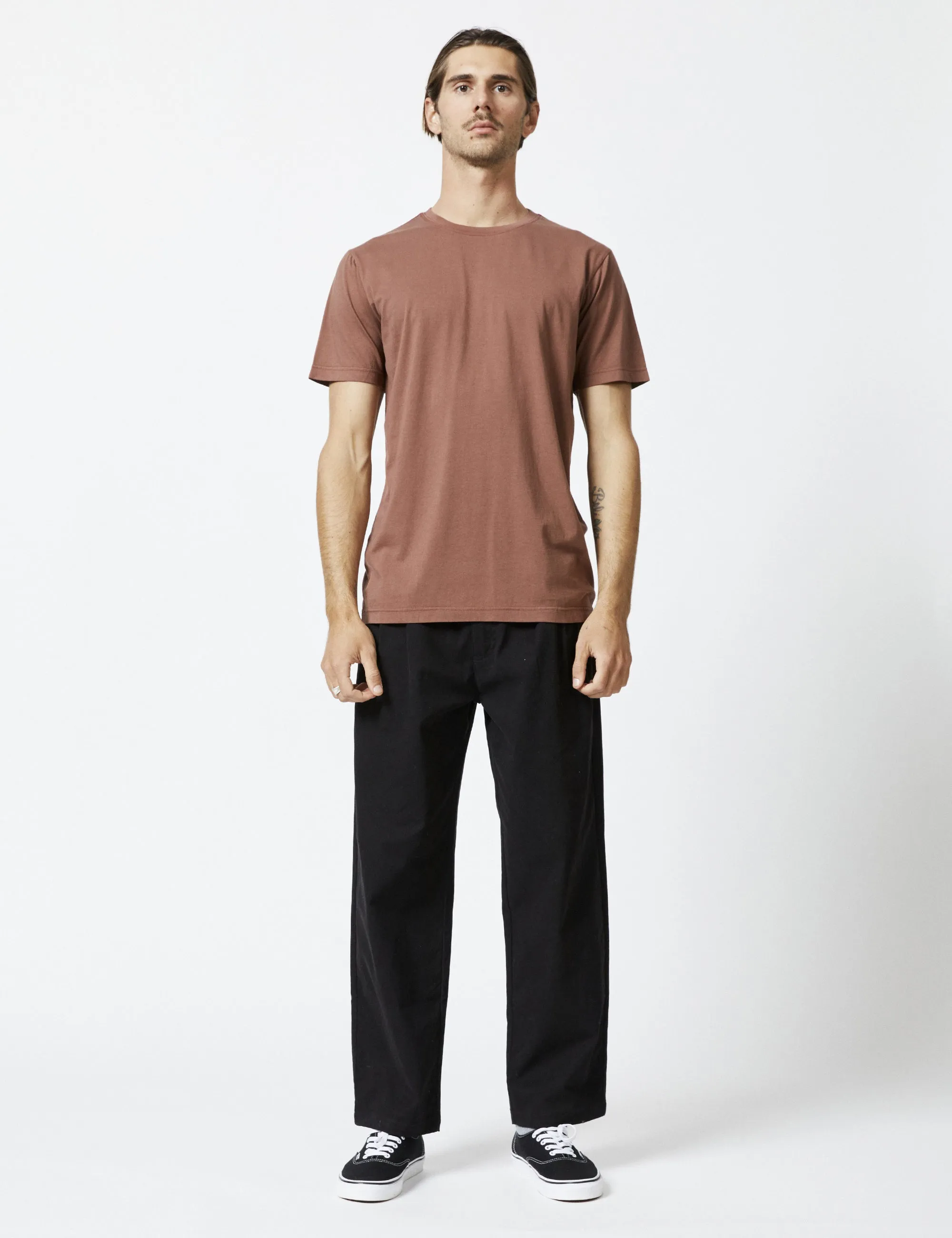 Reginald Organic Tee - Cocoa
