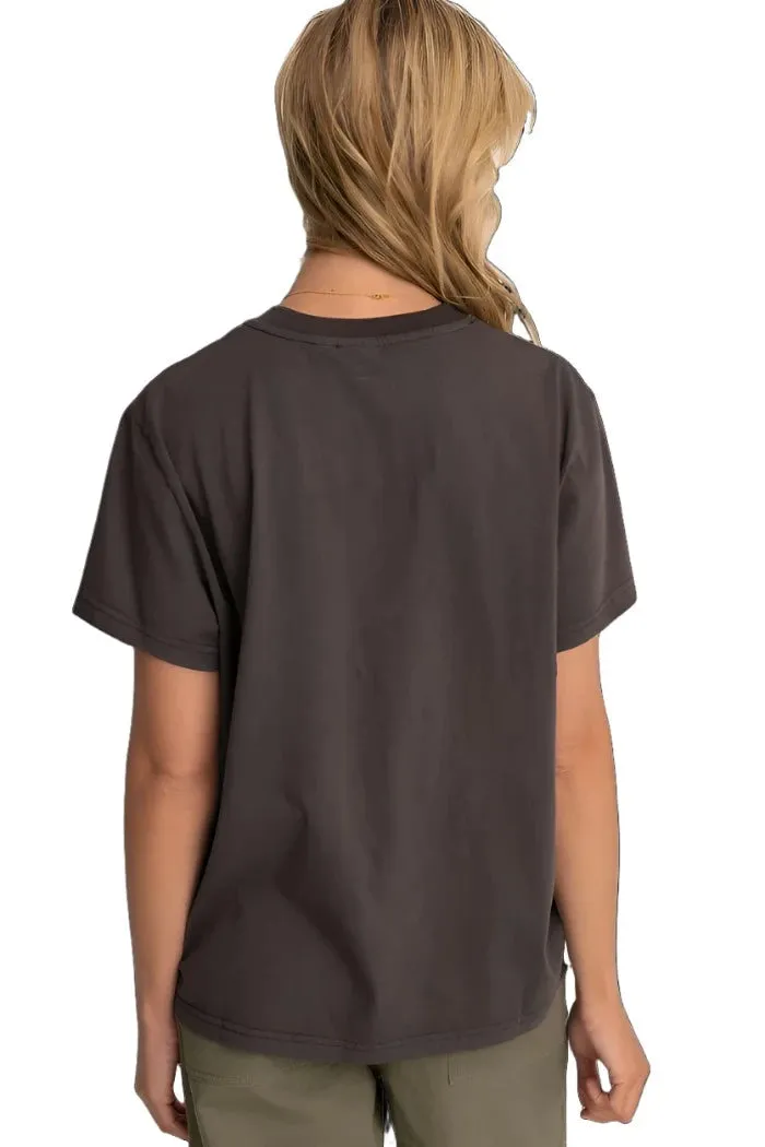 RHYTHM Women's Simple Things Band T-Shirt Black