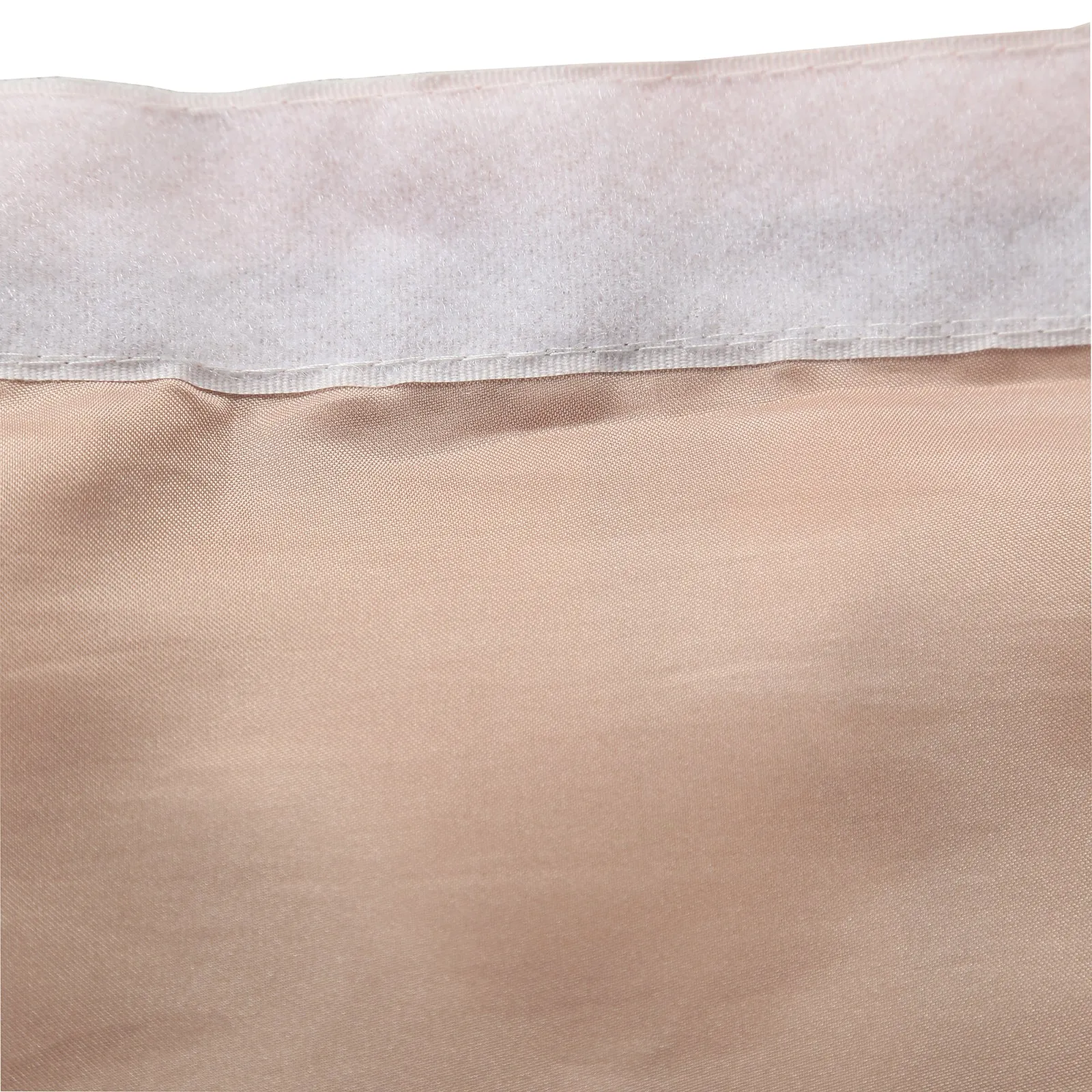 Taffeta Table Skirt 14ft Nude - Curly Willow Table Cover