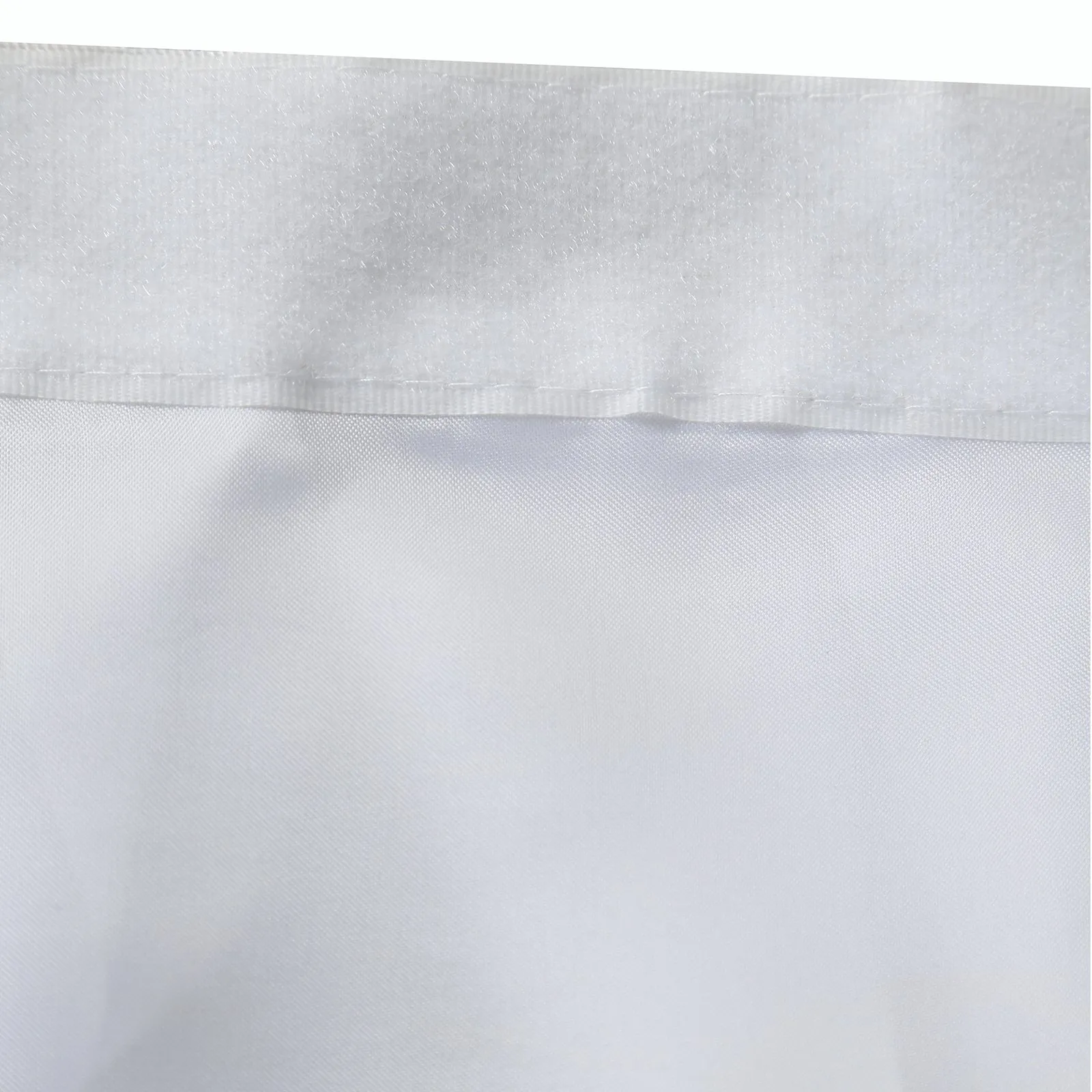 Taffeta Table Skirt 14ft White - Curly Willow Design for Stylish & Versatile Event Table Cover