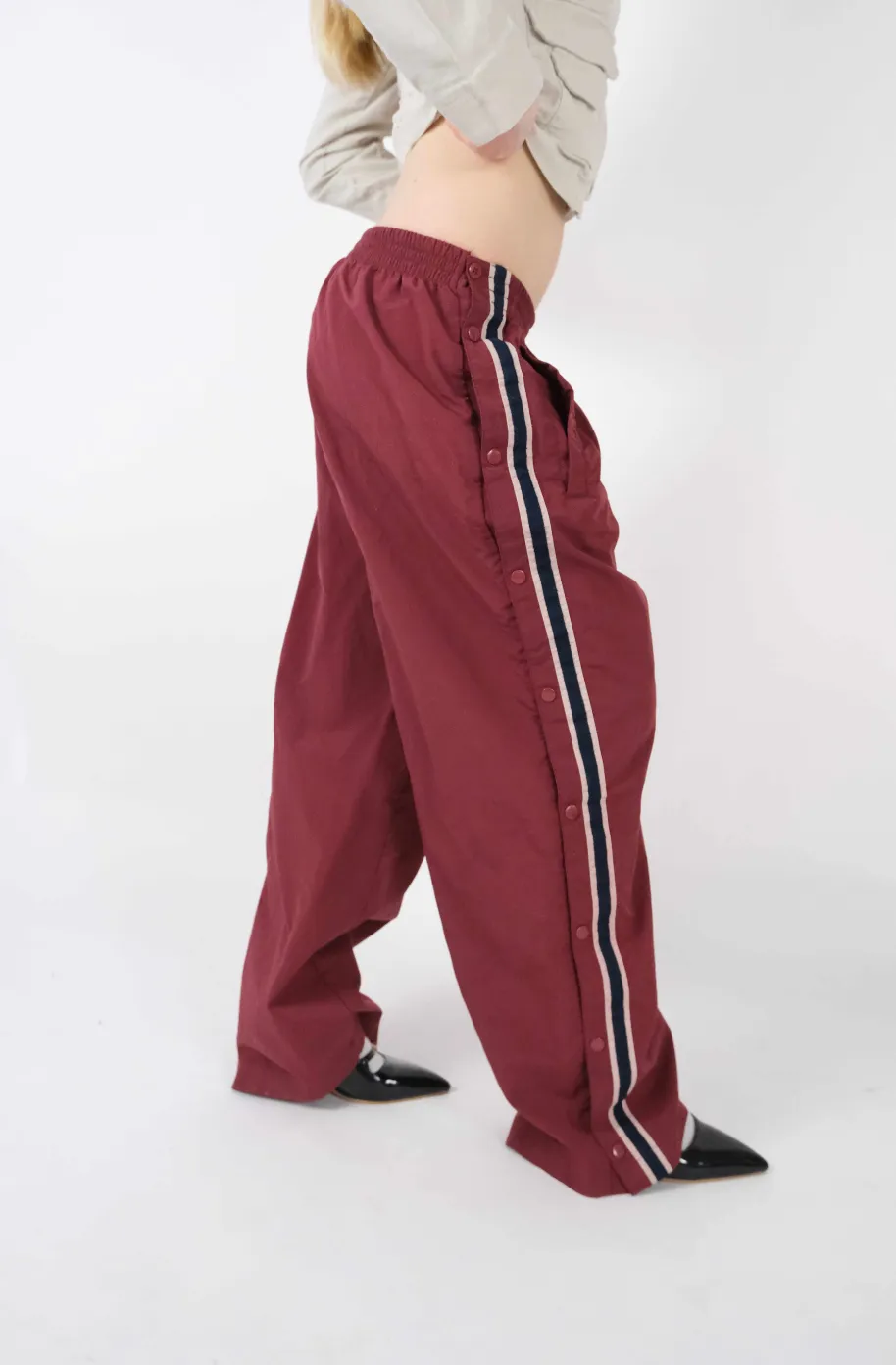 Vintage Wine Track Pants (M)