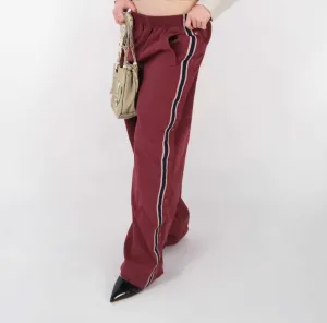 Vintage Wine Track Pants (M)
