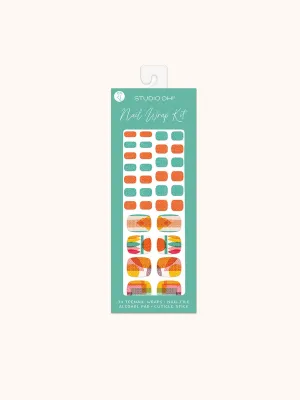 Vivid Sunset Pedi Nail Wrap Kit