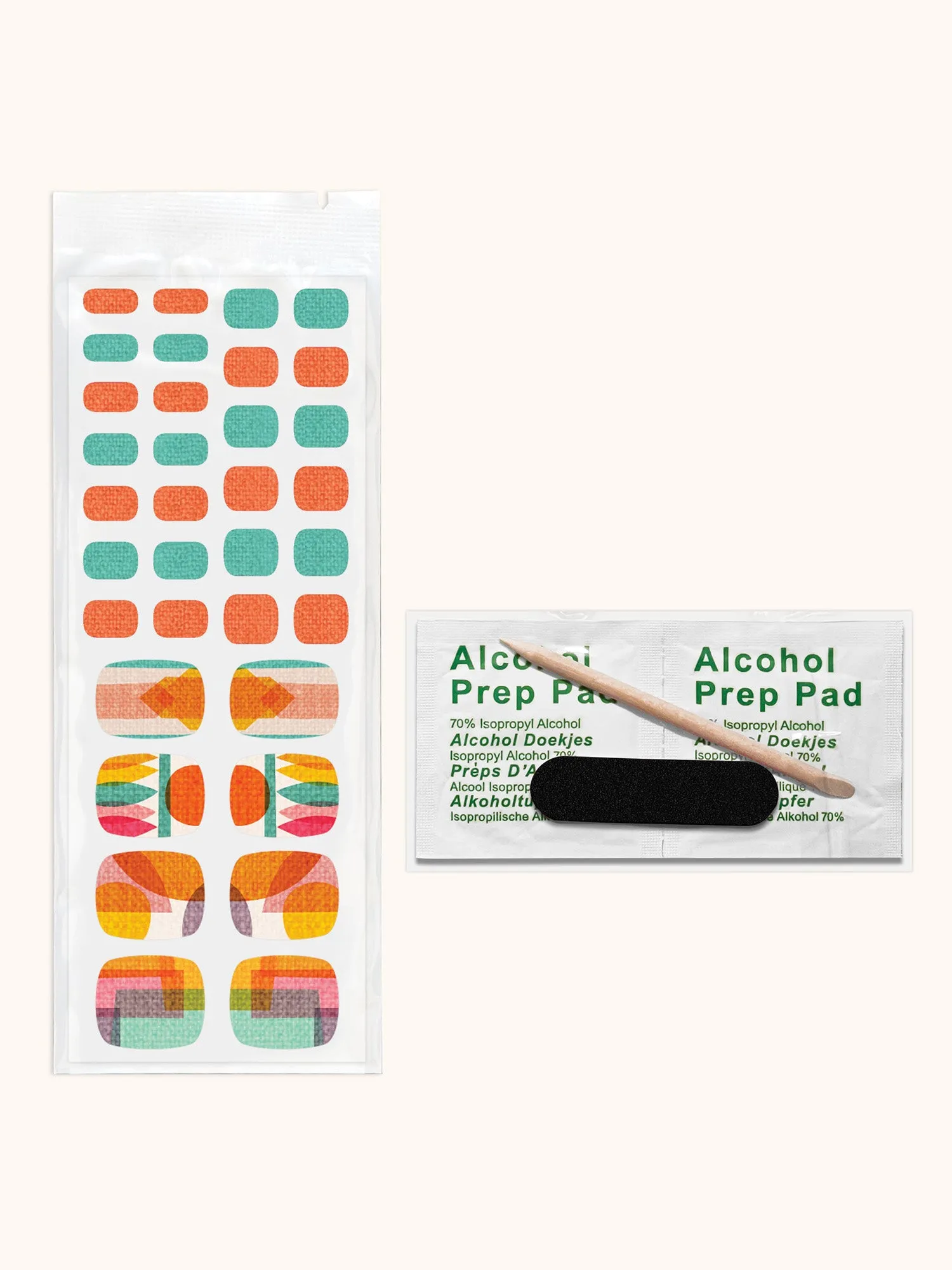 Vivid Sunset Pedi Nail Wrap Kit